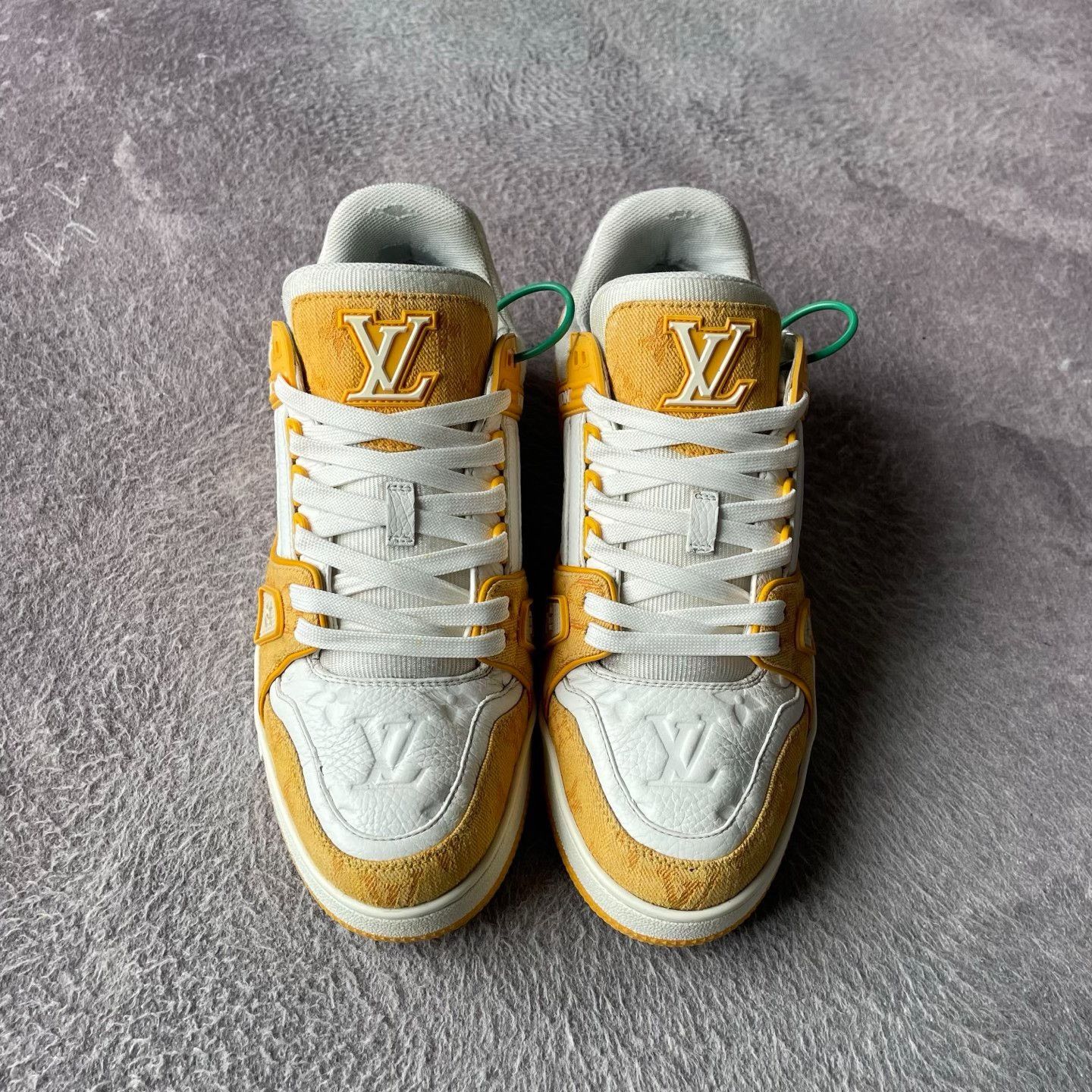Louis Vuitton Louis Vuitton Training Denim Yellow Lowtop Sneakers 41 Men Size US 8.5 / EU 41-42 - 2 Thumbnail