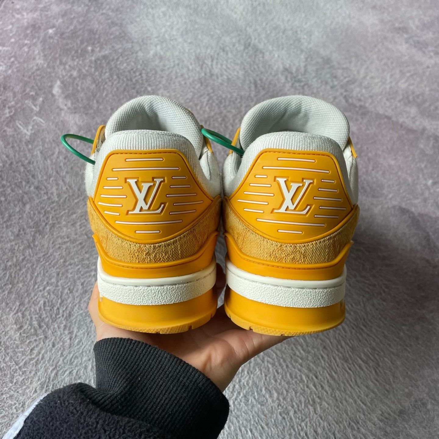 Louis Vuitton Louis Vuitton Training Denim Yellow Lowtop Sneakers 41 Men Size US 8.5 / EU 41-42 - 3 Thumbnail