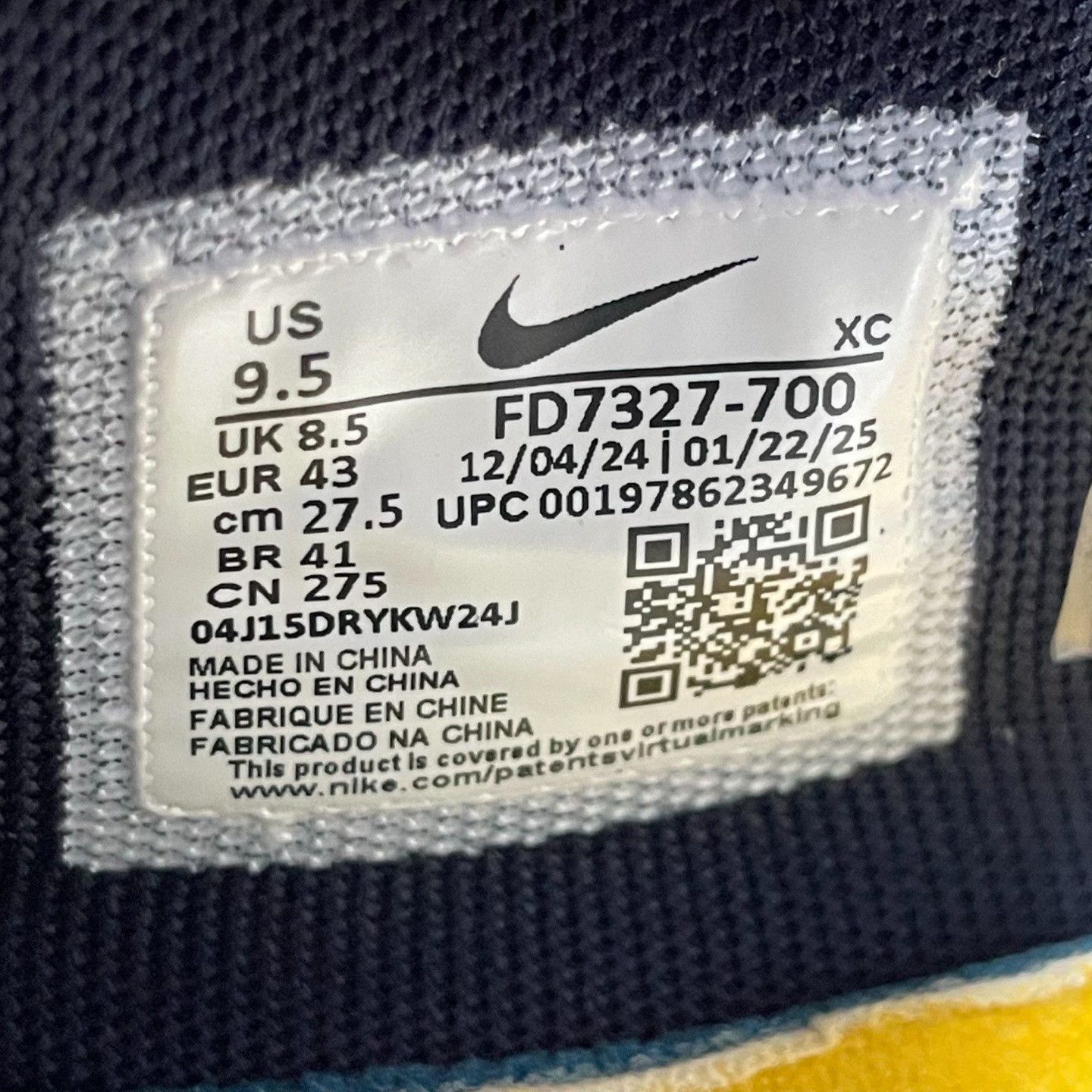 Nike Nike Yellow Lowtop Sneakers 43 Men Size US 10 / EU 43 - 7 Thumbnail