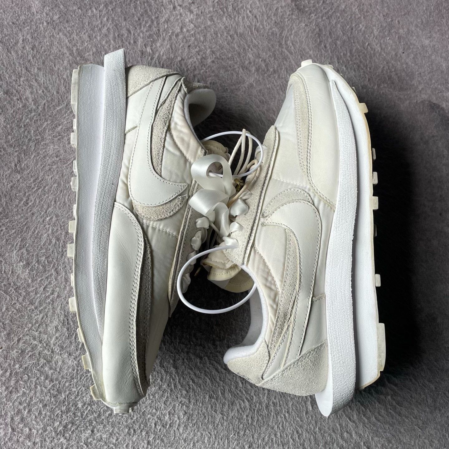 Nike Nike SACAI White Lowtop Sneakers 44 Men Size US 10.5 / EU 43-44 - 7 Thumbnail