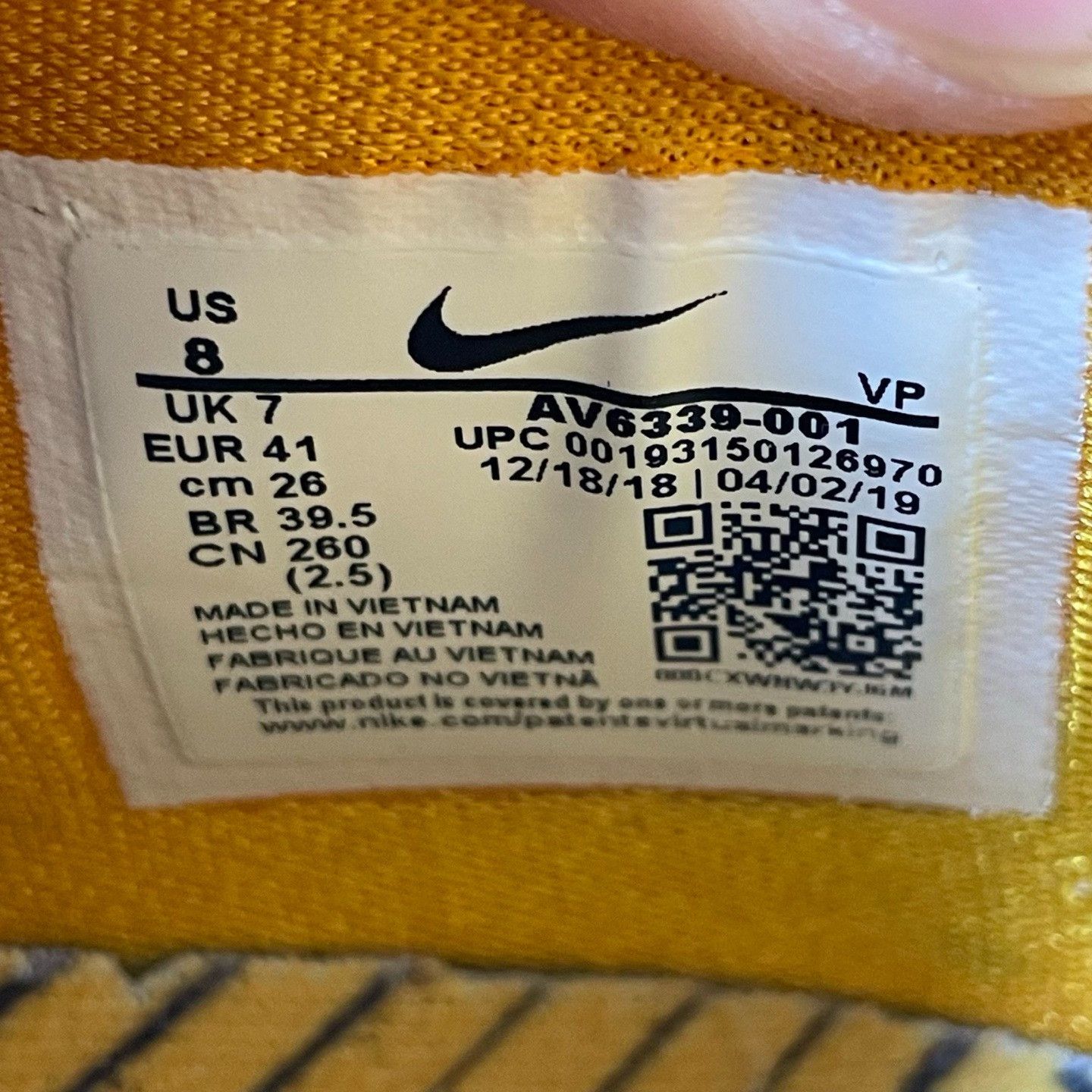 Nike Nike Yellow Lowtop Sneakers 41 Men Size US 8.5 / EU 41-42 - 6 Thumbnail