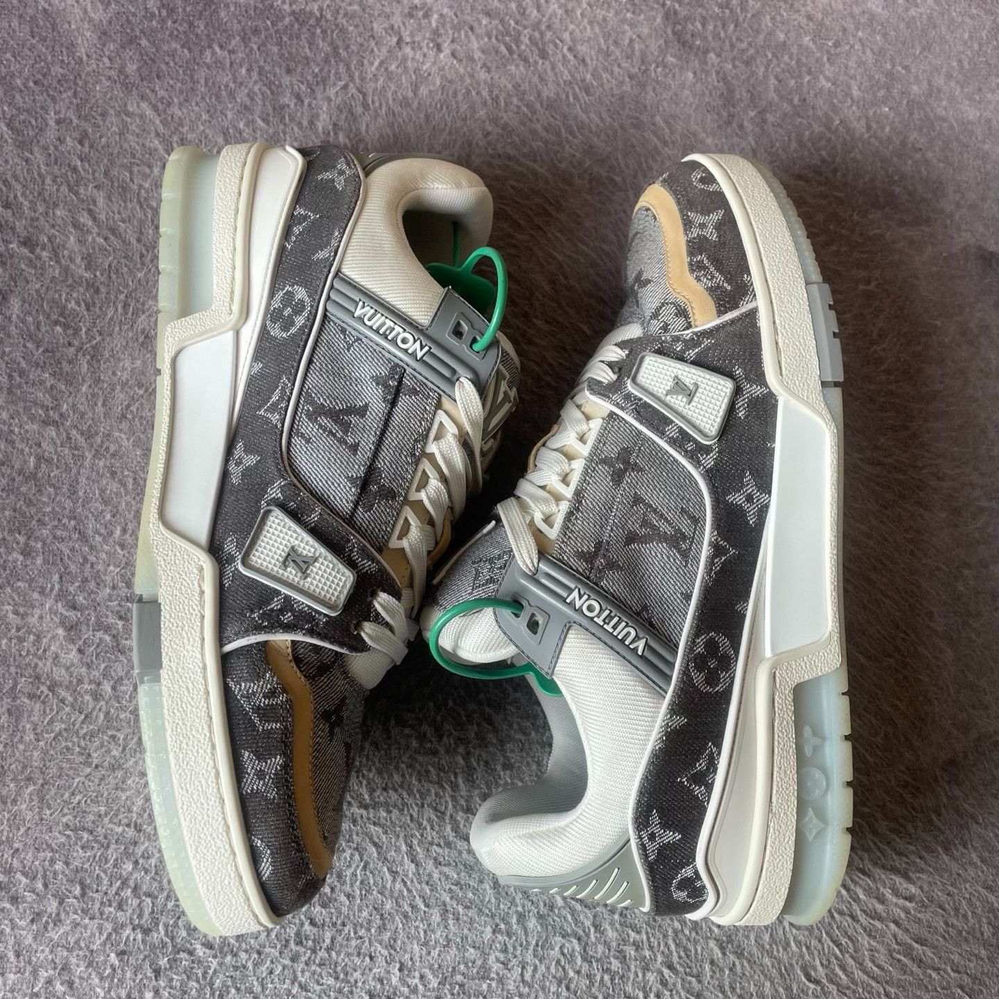 Louis Vuitton Louis Vuitton Training Denim Black Lowtop Sneakers 41 Men Size US 8.5 / EU 41-42 - 8 Thumbnail