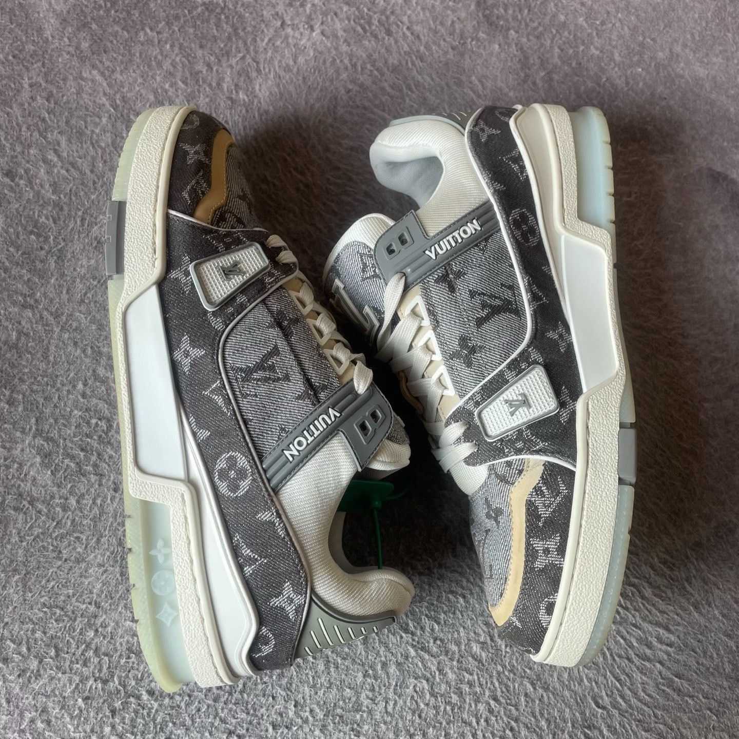 Louis Vuitton Louis Vuitton Training Denim Black Lowtop Sneakers 41 Men Size US 8.5 / EU 41-42 - 7 Thumbnail