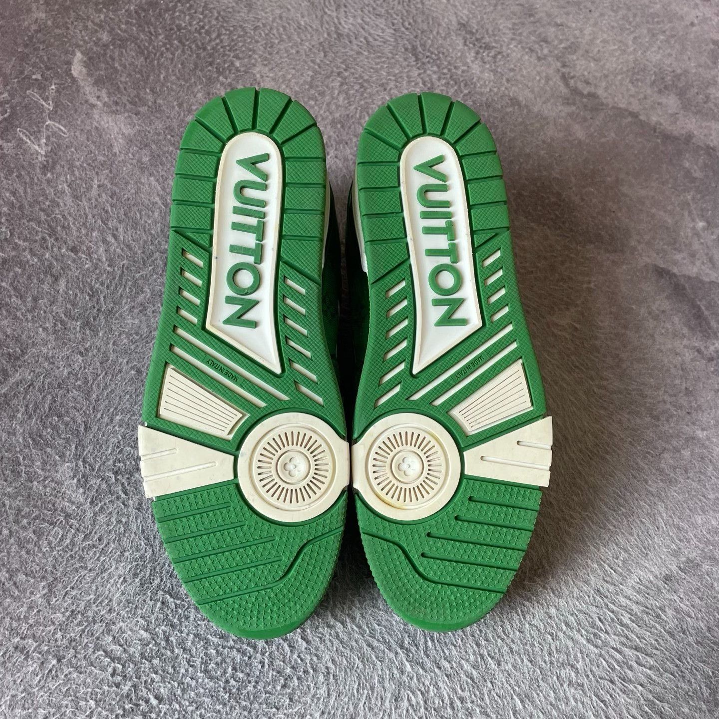 Louis Vuitton Louis Vuitton Training Denim Green Lowtop Sneakers 42 Men Size US 9 / EU 42 - 4 Thumbnail