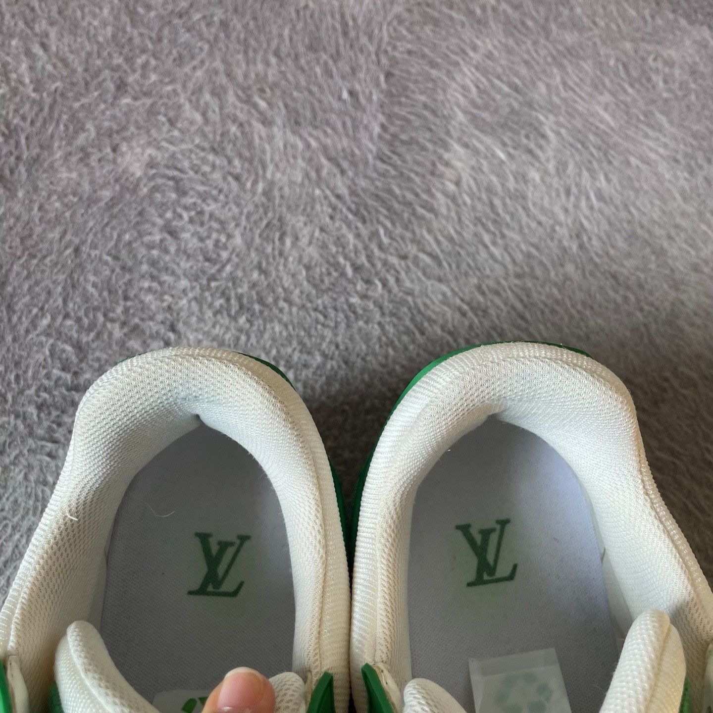 Louis Vuitton Louis Vuitton Training Denim Green Lowtop Sneakers 42 Men Size US 9 / EU 42 - 9 Thumbnail