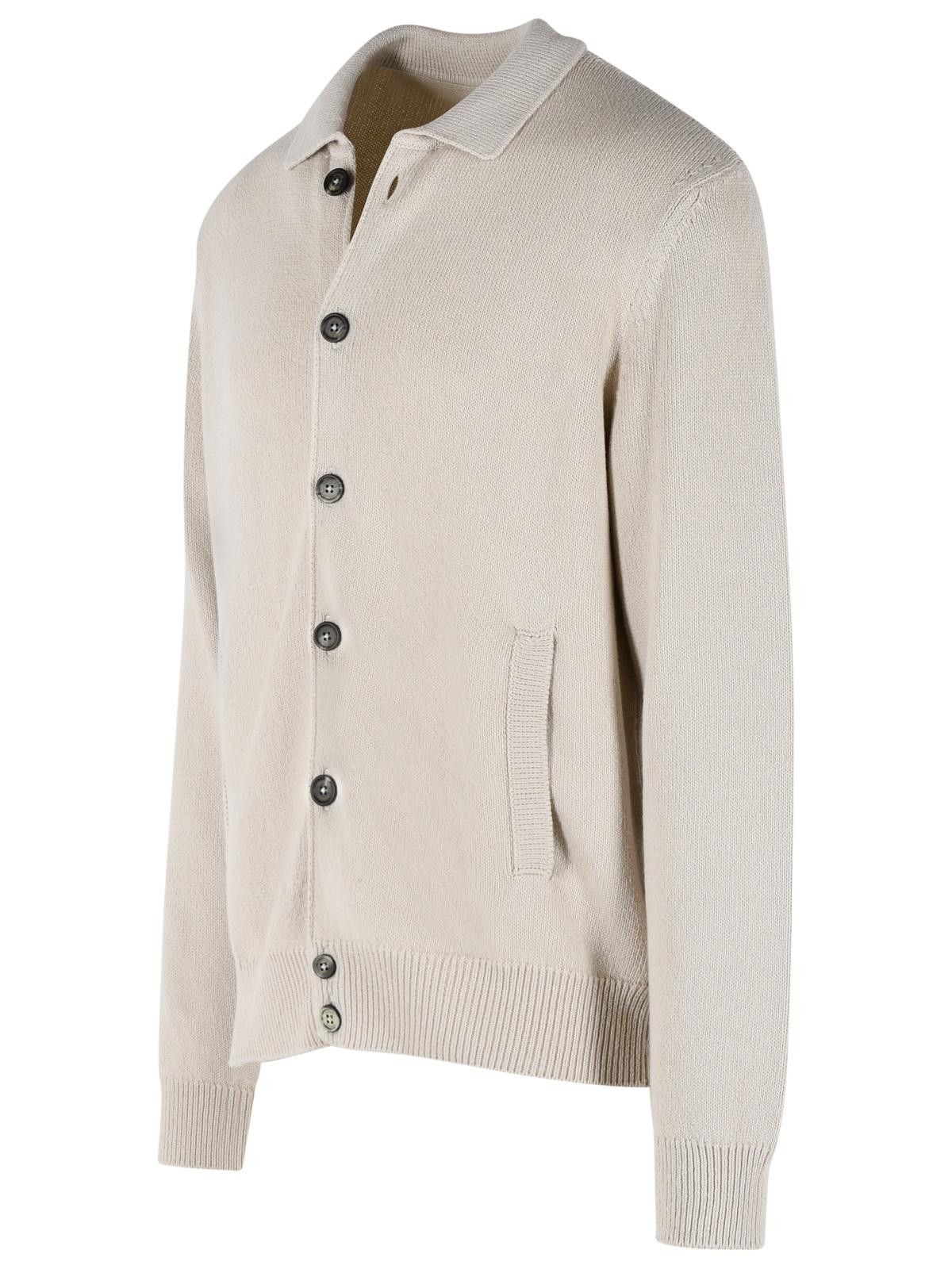 Eleventy ELEVENTY Beige Cotton And Silk Sweater Size US L / EU 52-54 / 3 - 2 Thumbnail