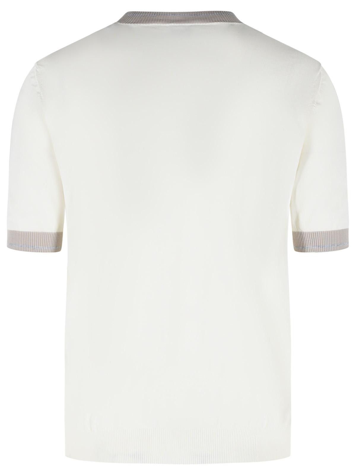 Eleventy ELEVENTY White Cotton T-Shirt Size US L / EU 52-54 / 3 - 3 Thumbnail
