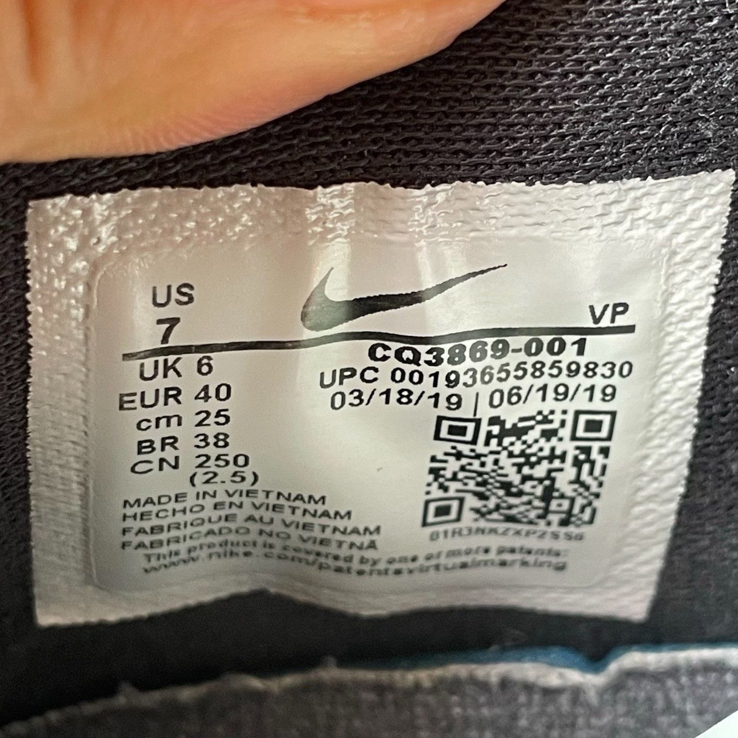 Nike Nike Collab Black Lowtop Sneakers 40 Men Size US 7.5 / EU 40-41 - 5 Thumbnail