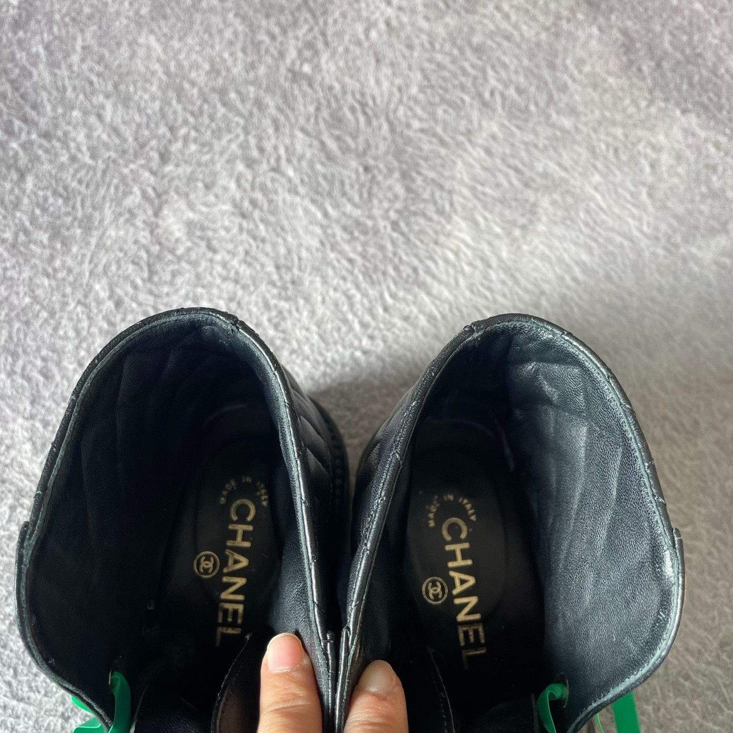 Chanel Chanel Black Boots 37 Women Size US 6.5 / IT 36.5 - 9 Thumbnail