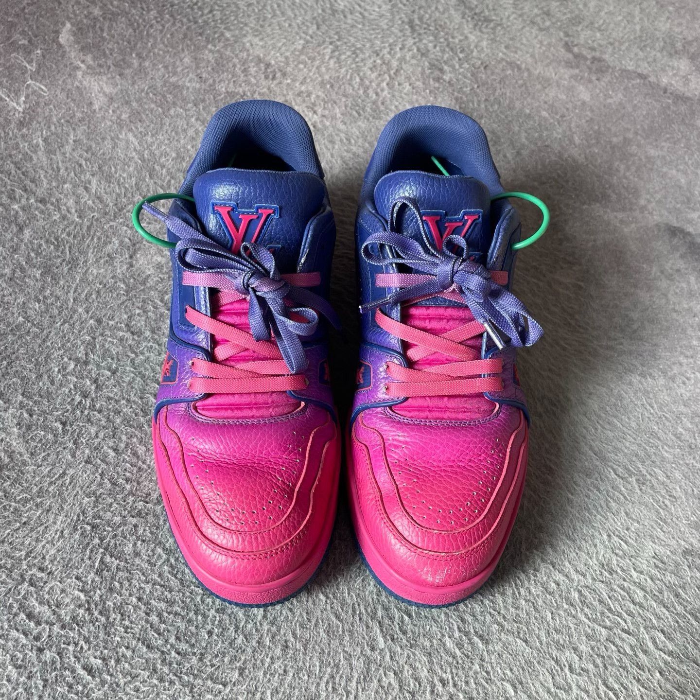 Louis Vuitton Louis Vuitton Training Purple Lowtop Sneakers 38 Women Size US 7.5 / IT 37.5 - 2 Thumbnail