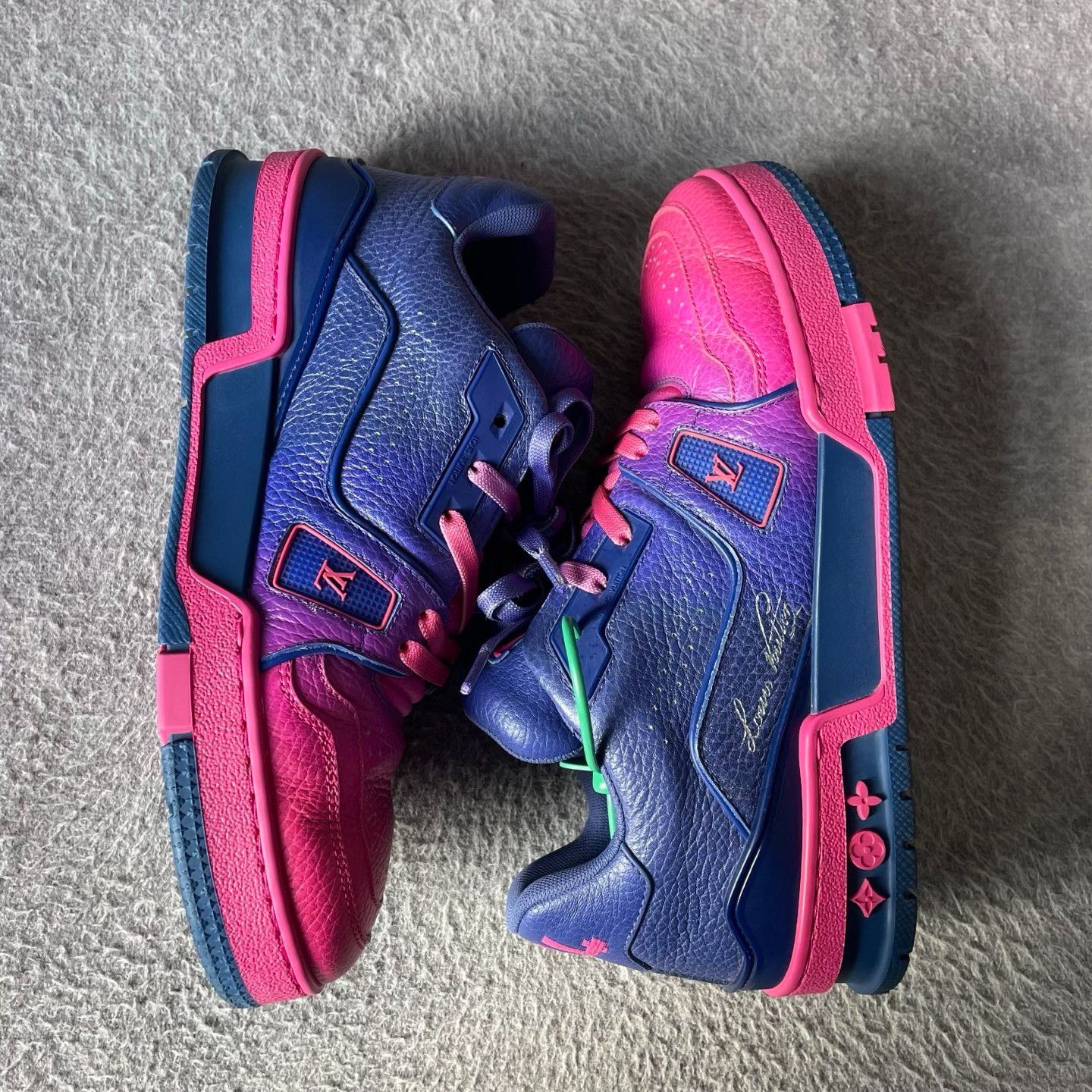 Louis Vuitton Louis Vuitton Training Purple Lowtop Sneakers 38 Women Size US 7.5 / IT 37.5 - 8 Thumbnail