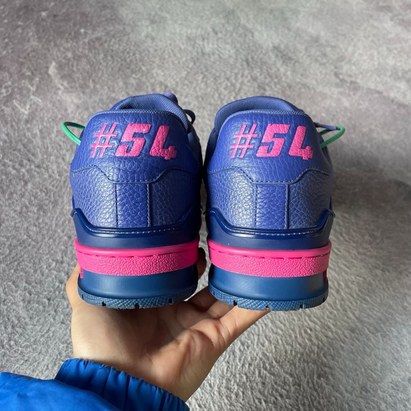 Louis Vuitton Louis Vuitton Training Purple Lowtop Sneakers 38 Women Size US 7.5 / IT 37.5 - 3 Thumbnail