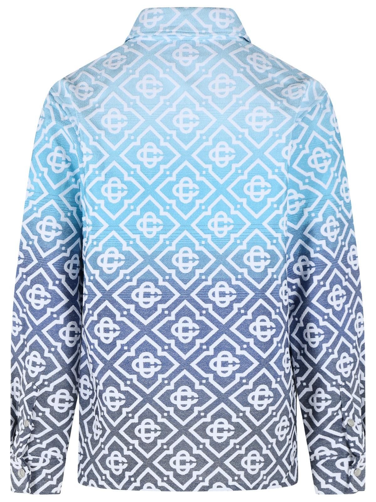 Casablanca CASABLANCA Light Blue Cotton Blend Jacket Size US S / EU 44-46 / 1 - 3 Thumbnail