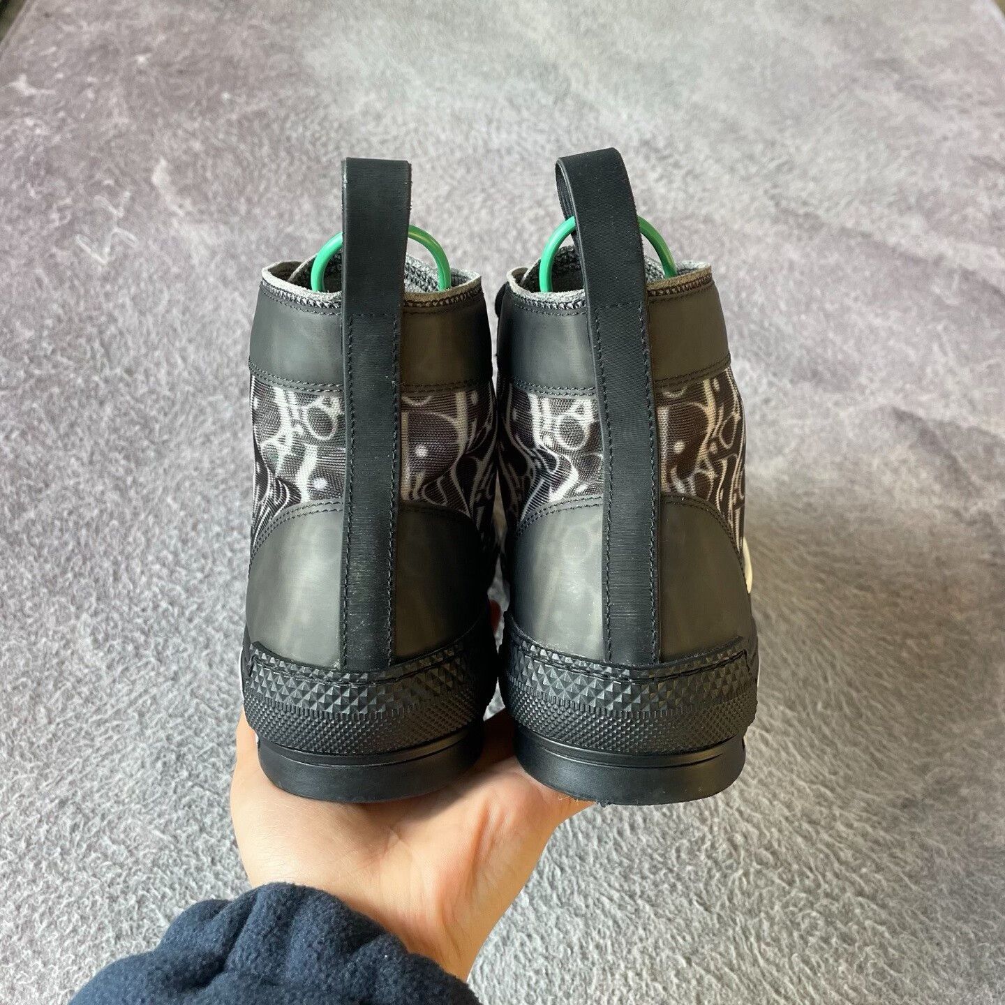 Dior Dior Black Hitop Sneakers 23 Men Size US 10 / EU 43 - 3 Thumbnail