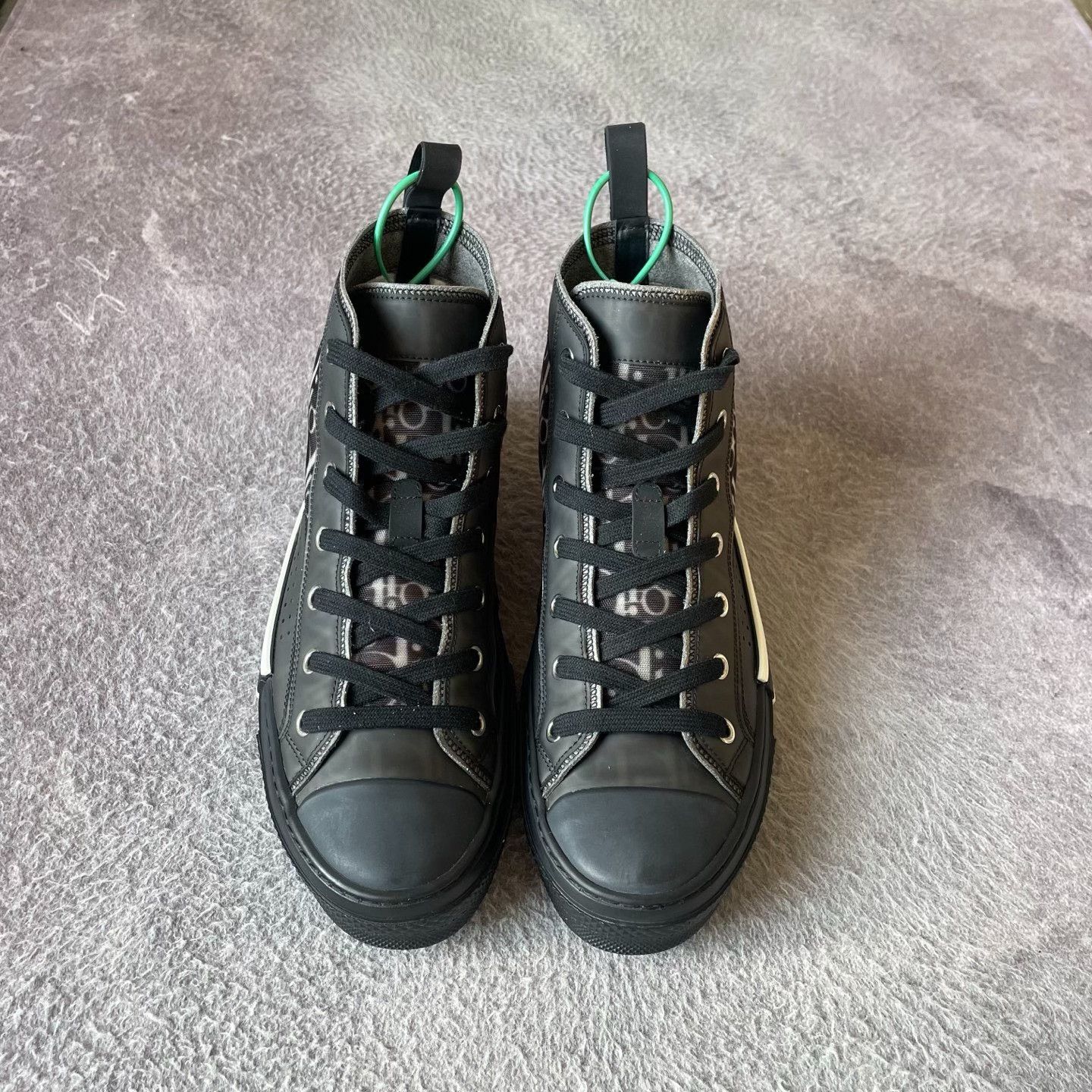 Dior Dior Black Hitop Sneakers 23 Men Size US 10 / EU 43 - 2 Thumbnail