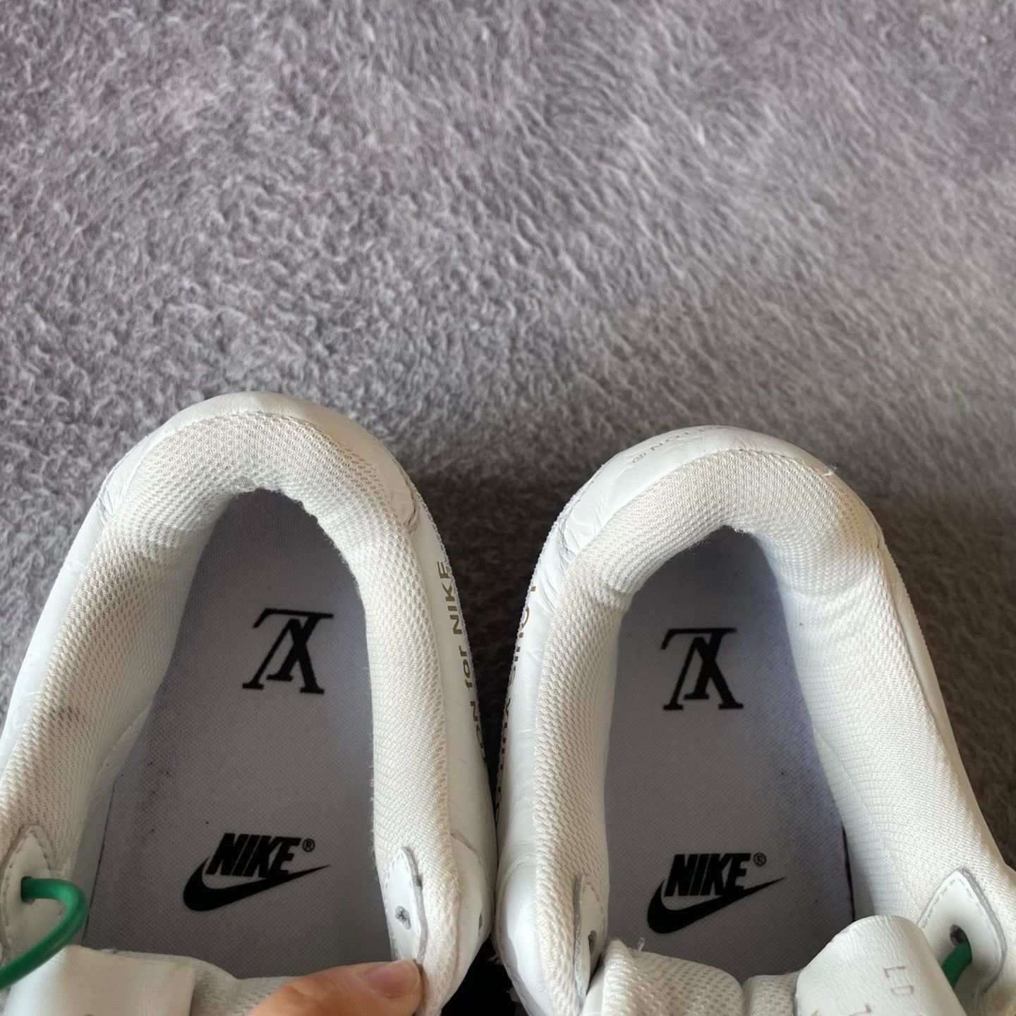 Nike Nike White AF1 Designer Casual Size US 8 / EU 41 - 9 Thumbnail