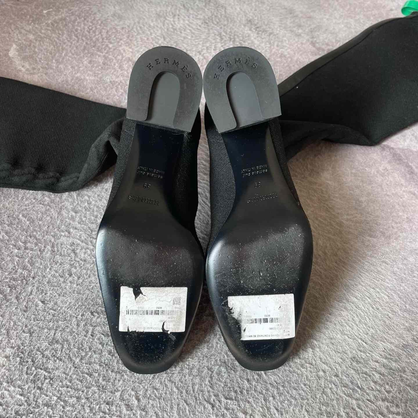 Hermes Hermes Black Boots 39 Women Size US 8.5 / IT 38.5 - 4 Thumbnail