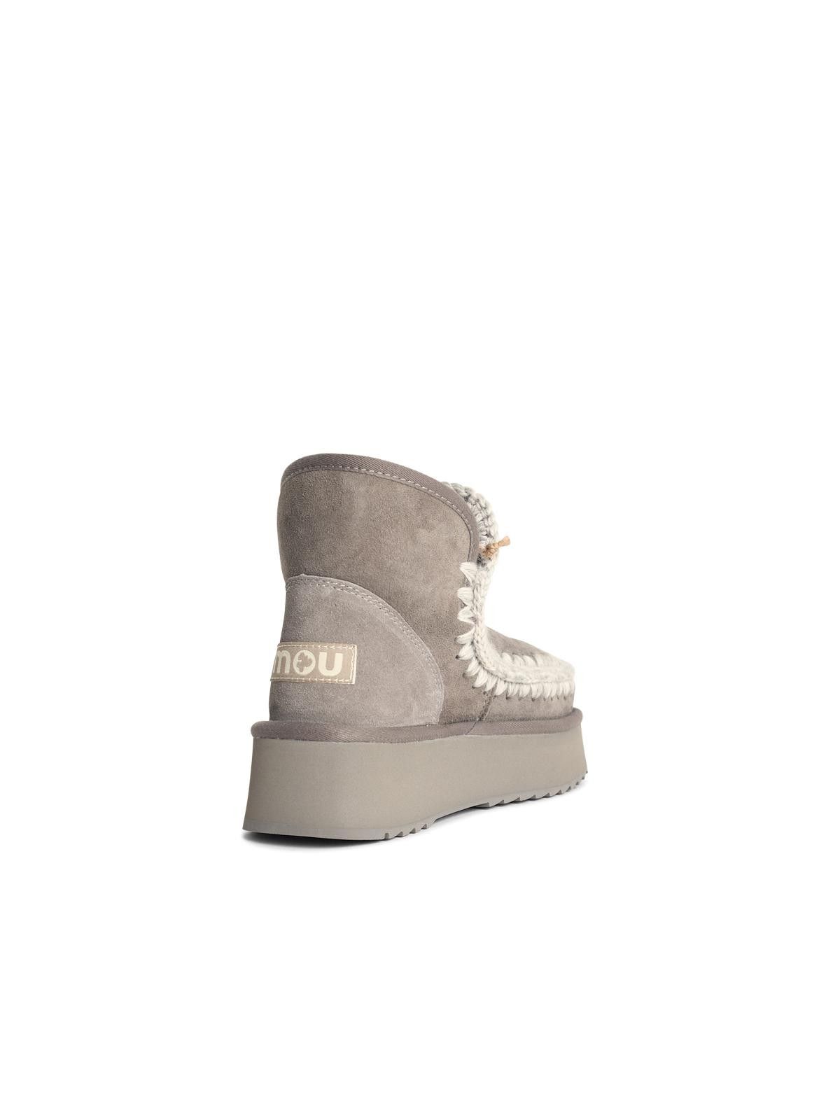 Mou MOU 'Eskimo' Grey Suede Ankle Boots Size US 10 / IT 40 - 3 Thumbnail