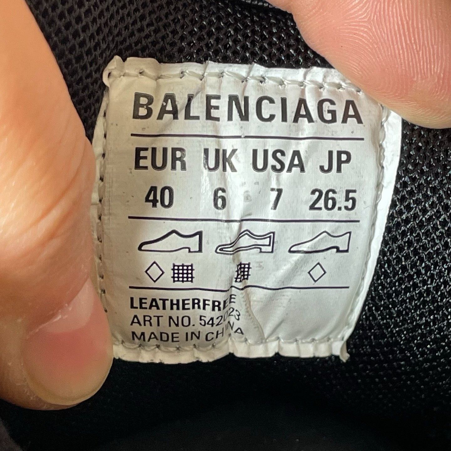 Balenciaga Balenciaga Black Lowtop Sneakers 40 Men Size US 7.5 / EU 40-41 - 6 Thumbnail