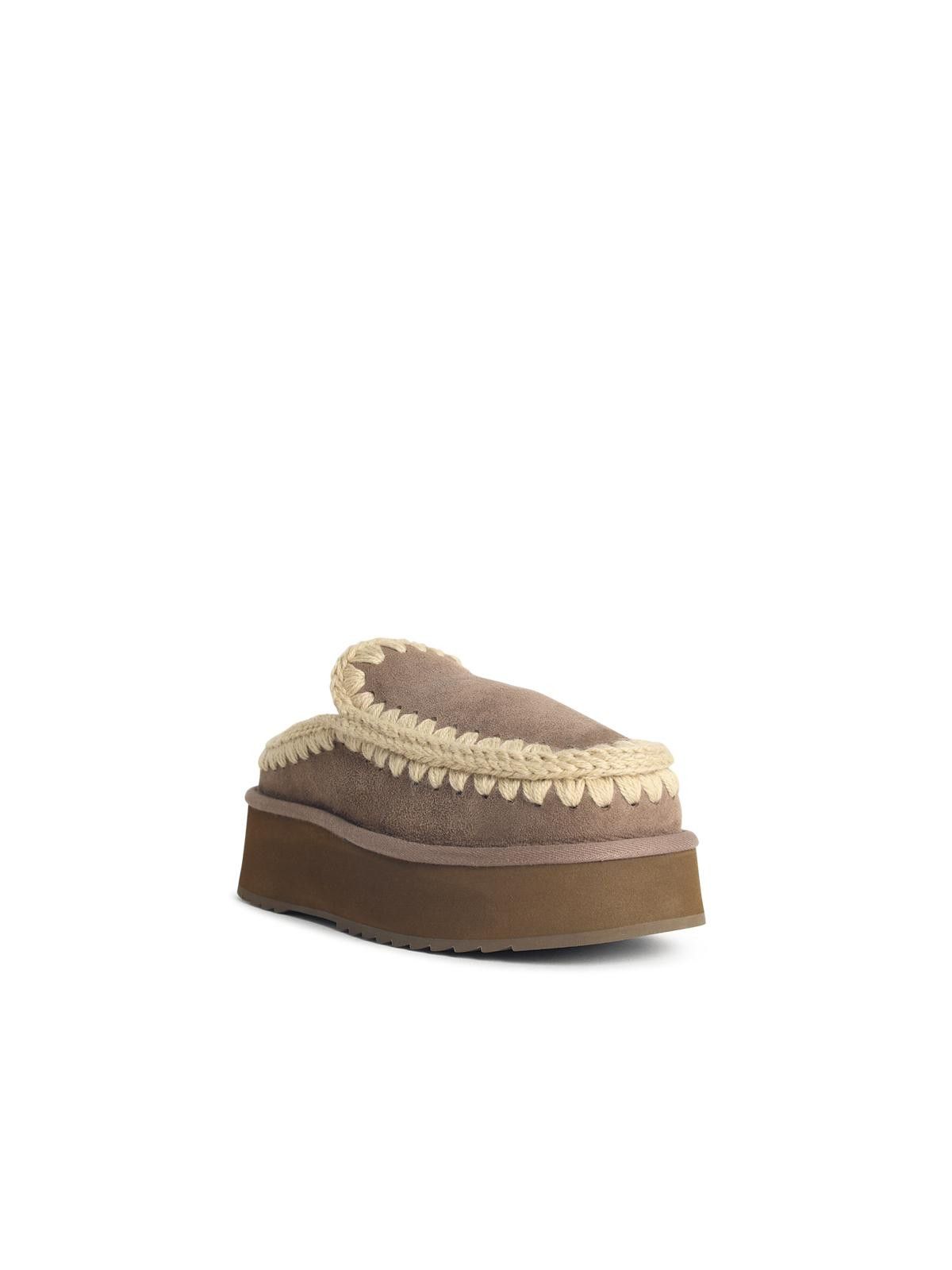 Mou MOU 'Clog Eskimo' Mole Suede Slippers Size US 11 / IT 41 - 2 Thumbnail