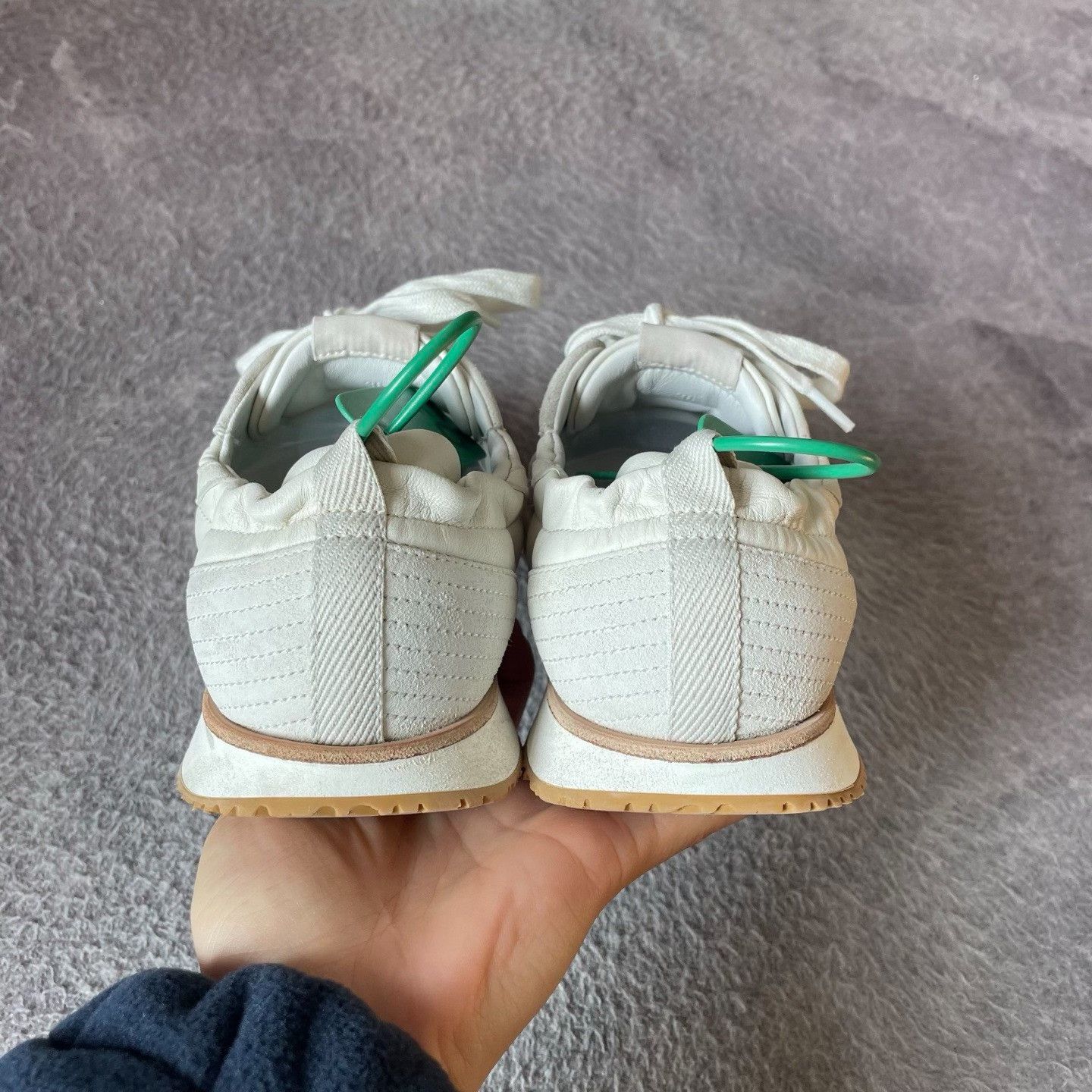 Hermes Hermes White Lowtop Sneakers 36 Women Size US 6 / IT 36 - 3 Thumbnail