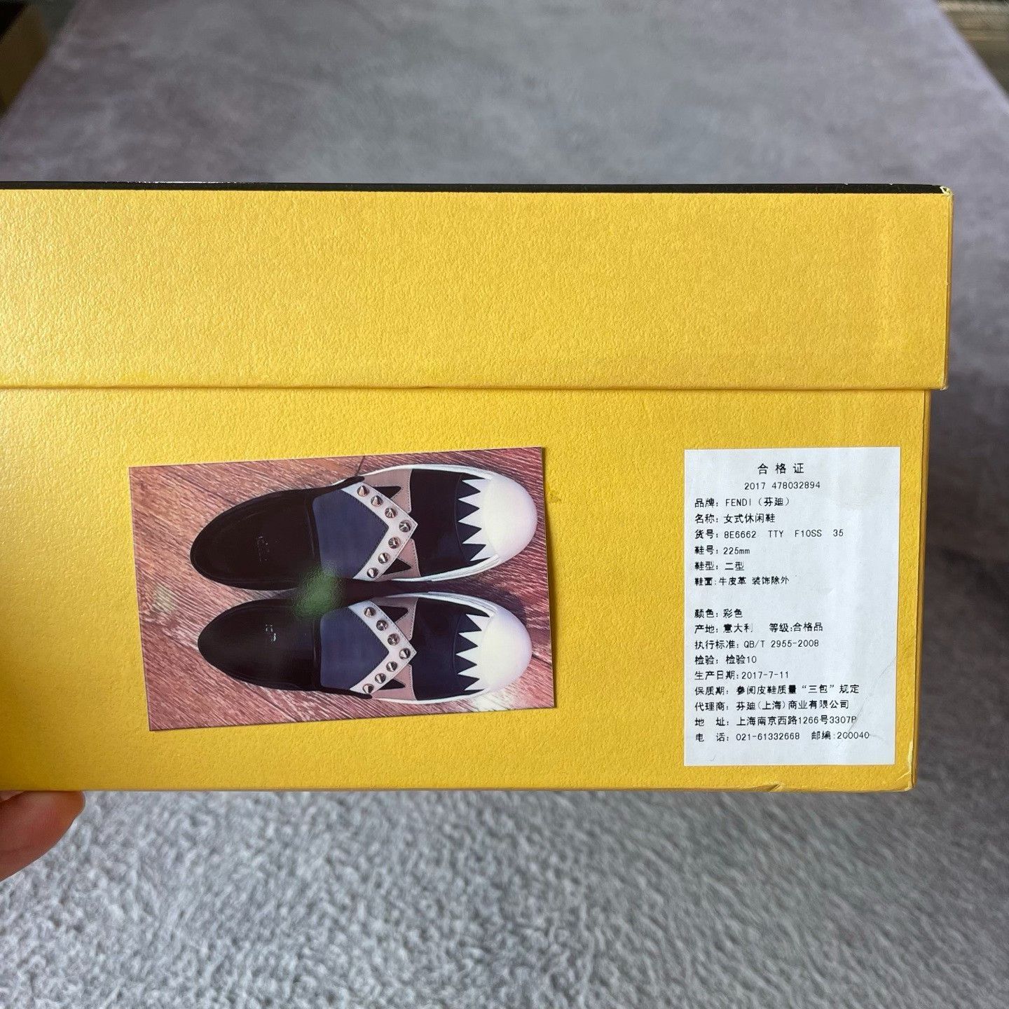 Fendi Fendi Black Lowtop Sneakers 35 Women Size US 5 / IT 35 - 9 Thumbnail