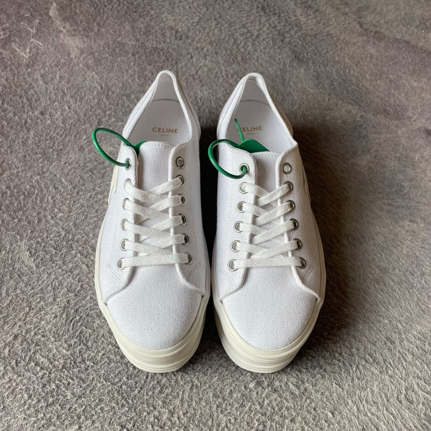 Celine Celine White Lowtop Sneakers 37 Men Size US 5 / EU 37 - 2 Thumbnail
