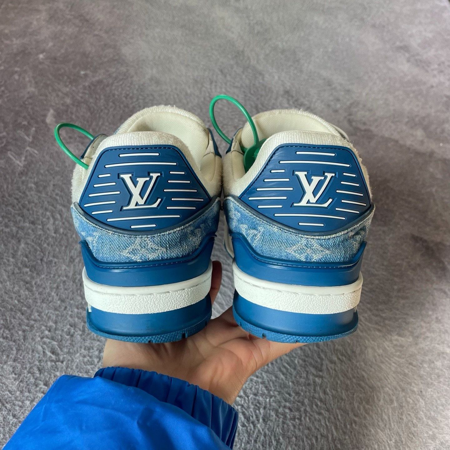 Louis Vuitton Louis Vuitton Training Denim Blue Lowtop Sneakers 41 Men Size US 8.5 / EU 41-42 - 3 Thumbnail