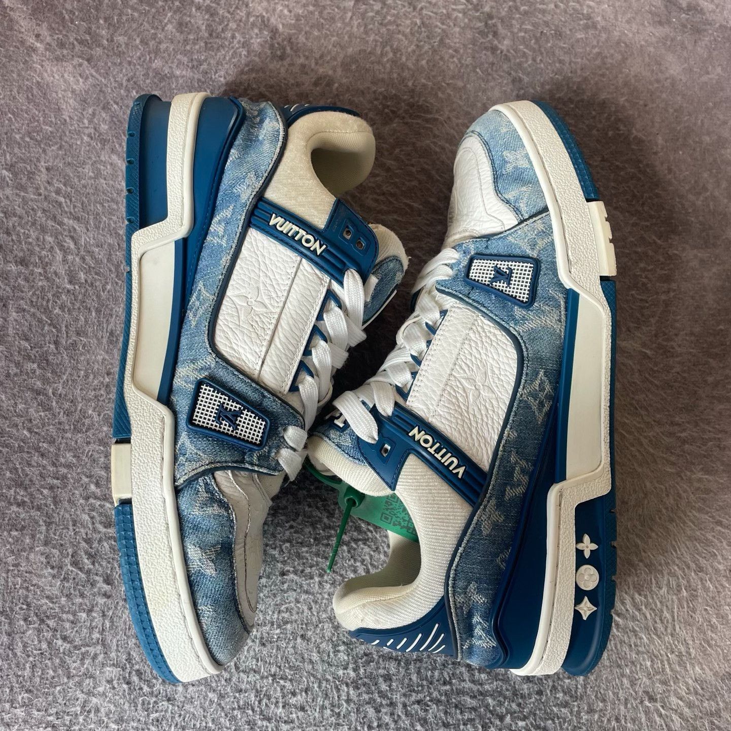 Louis Vuitton Louis Vuitton Training Denim Blue Lowtop Sneakers 41 Men Size US 8.5 / EU 41-42 - 7 Thumbnail