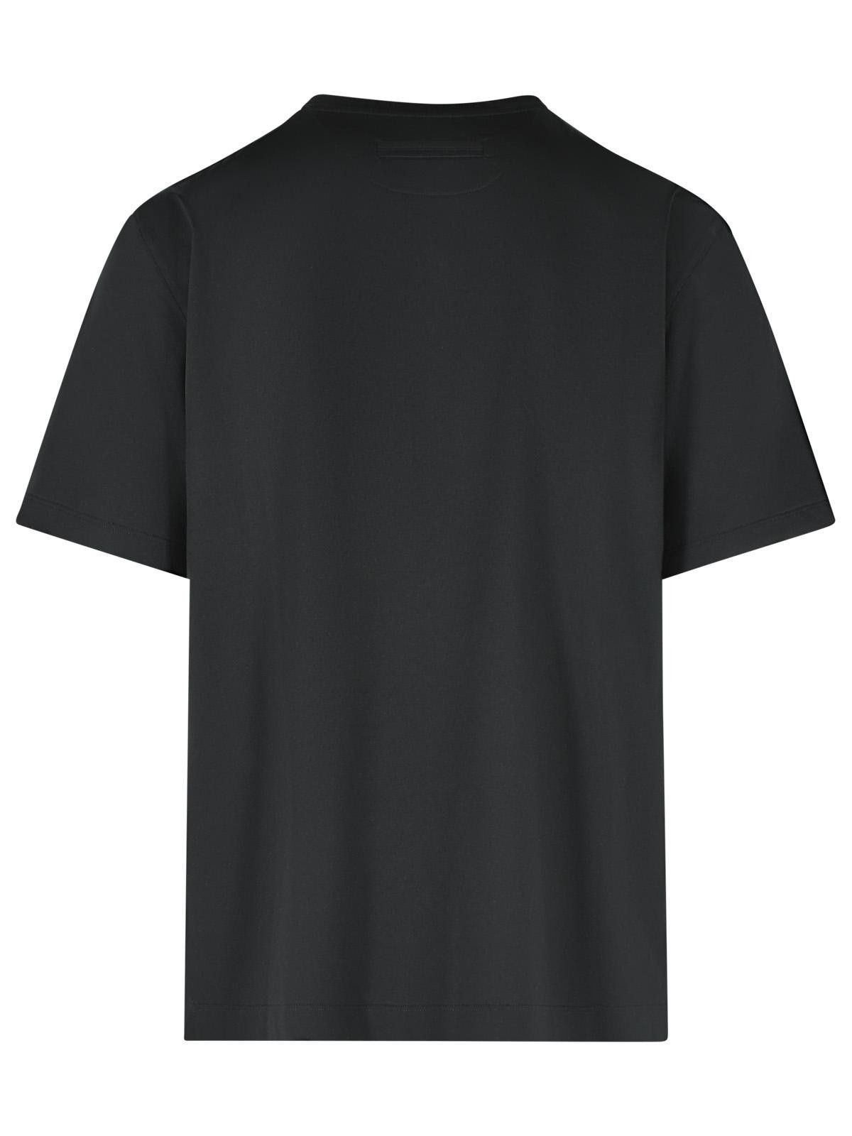Ermenegildo Zegna ZEGNA Black Cotton T-Shirt Size US XL / EU 56 / 4 - 3 Thumbnail