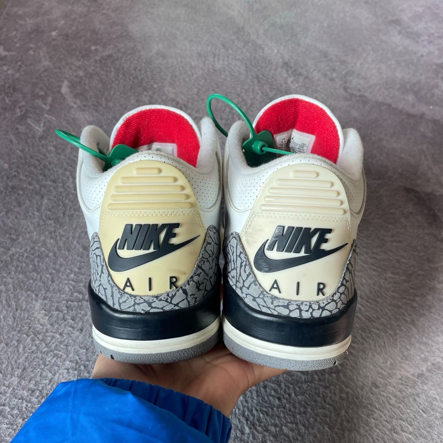 Nike Nike Distressed White Lowtop Sneakers 43 Men Size US 10 / EU 43 - 3 Thumbnail