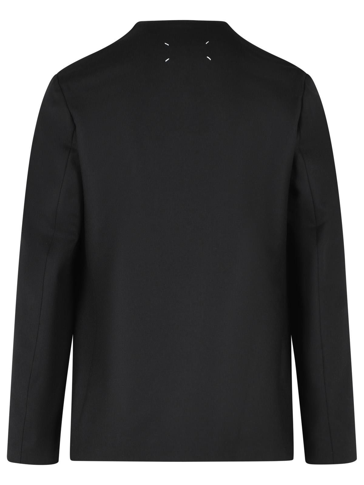 Maison Margiela MAISON MARGIELA Black Virgin Wool Blazer Size US S / EU 44-46 / 1 - 3 Thumbnail