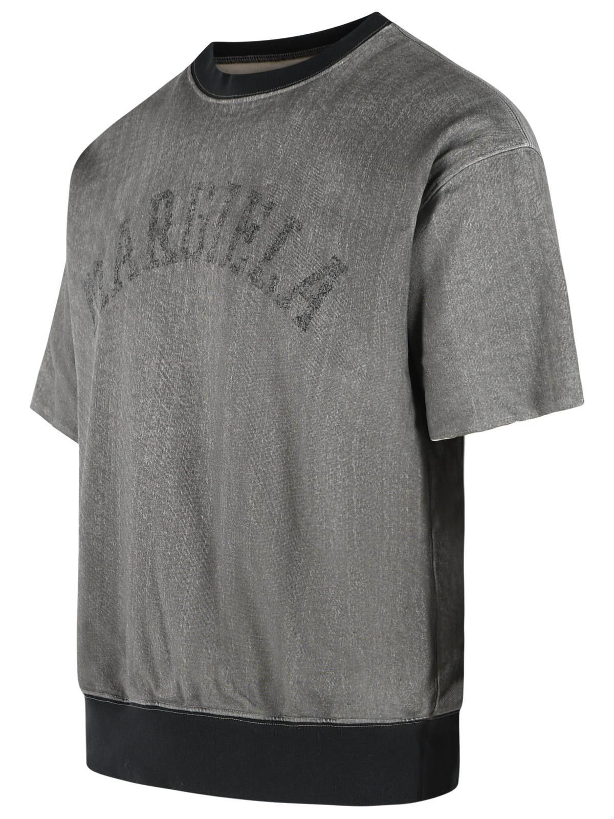 Maison Margiela MAISON MARGIELA Viscose And Grey Cotton T-Shirt Size US S / EU 44-46 / 1 - 2 Thumbnail