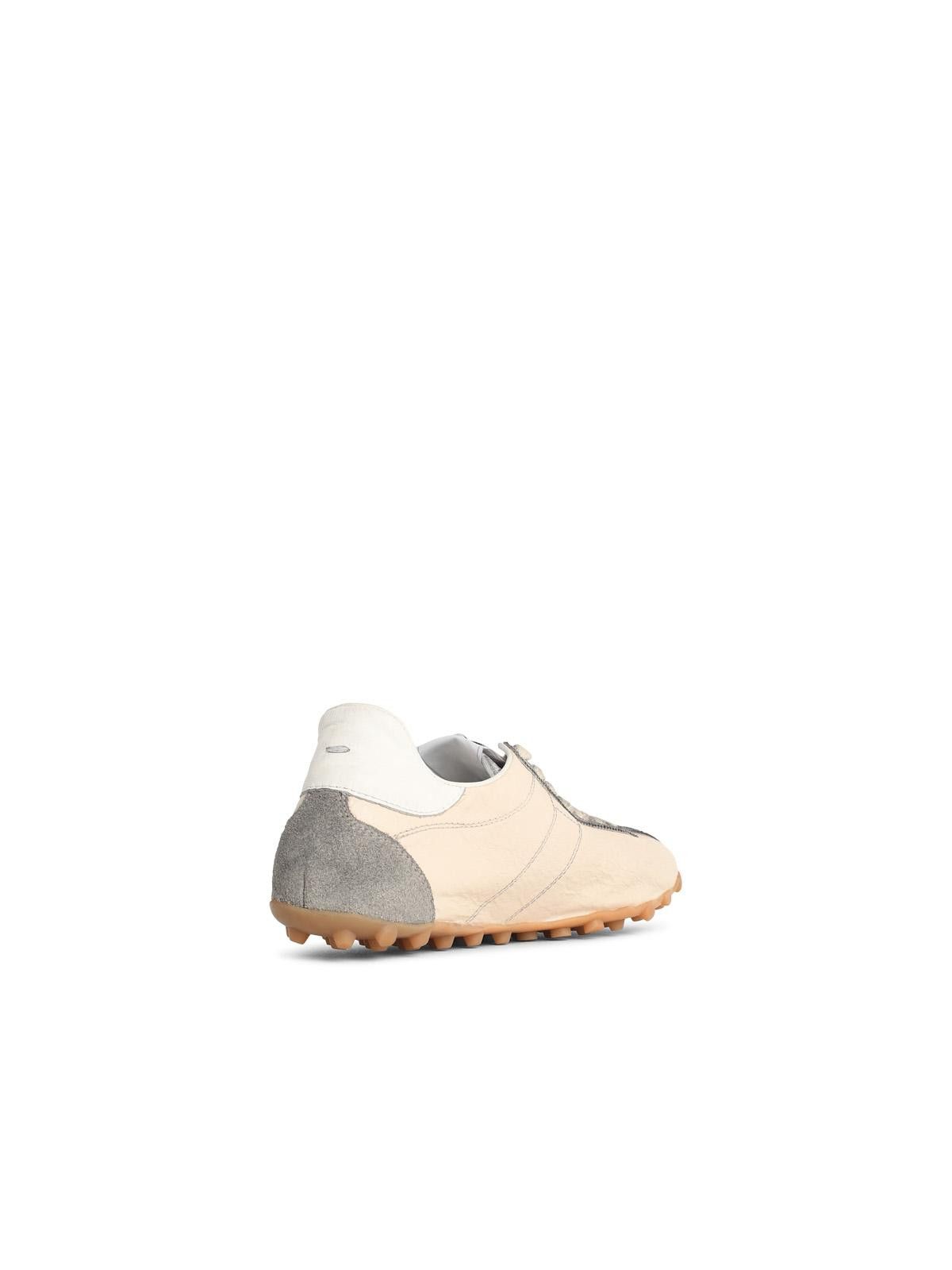 Maison Margiela MAISON MARGIELA 'Sprinters' Ivory Fabric Sneakers Size US 7 / EU 40 - 3 Thumbnail