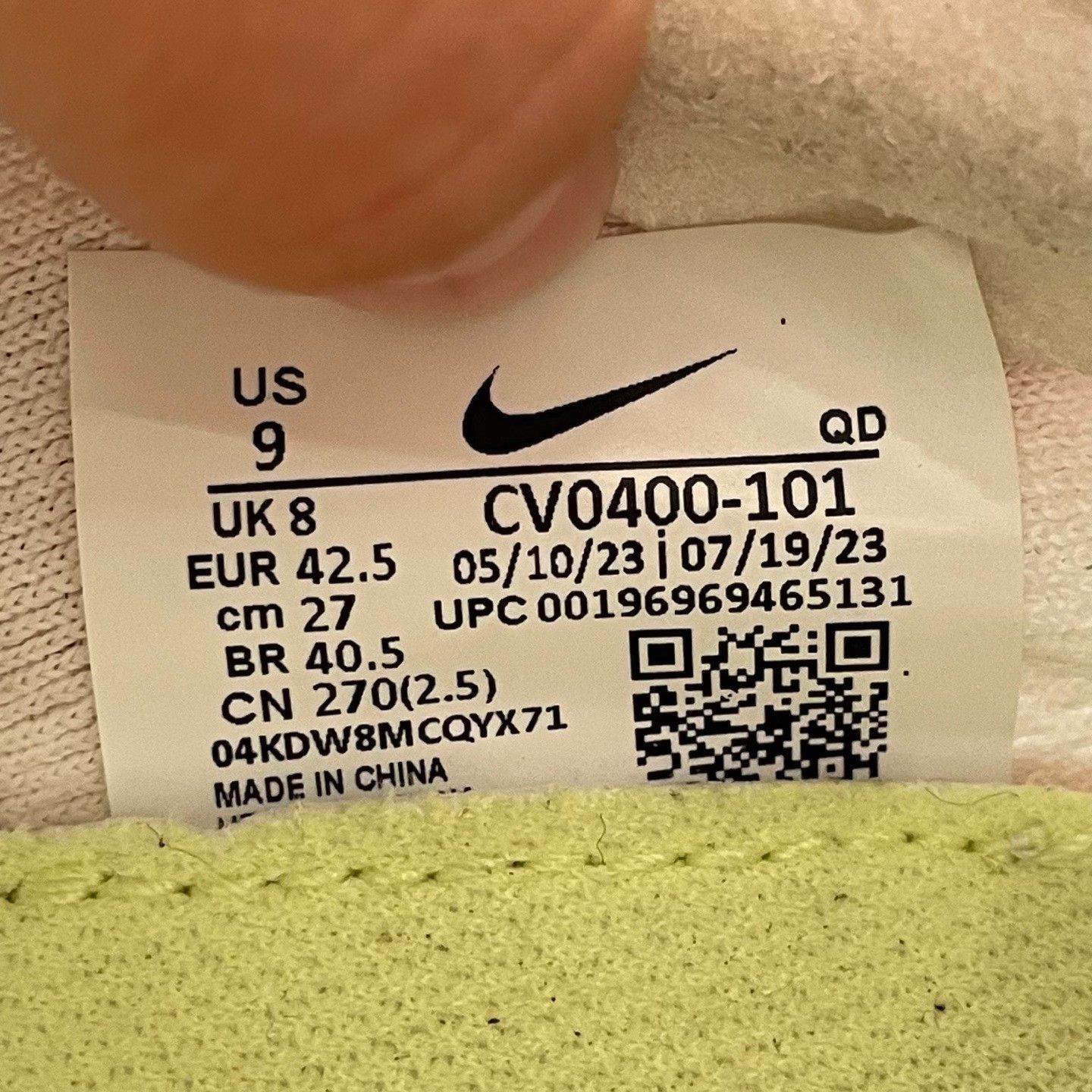 Nike Nike ZOOMX Pink Hoodie 42 Men Size US M / EU 48-50 / 2 - 6 Thumbnail
