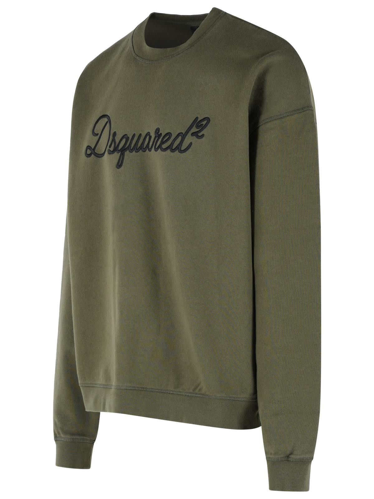 Dsquared2 DSQUARED2 Green Cotton Sweatshirt Size US L / EU 52-54 / 3 - 2 Thumbnail