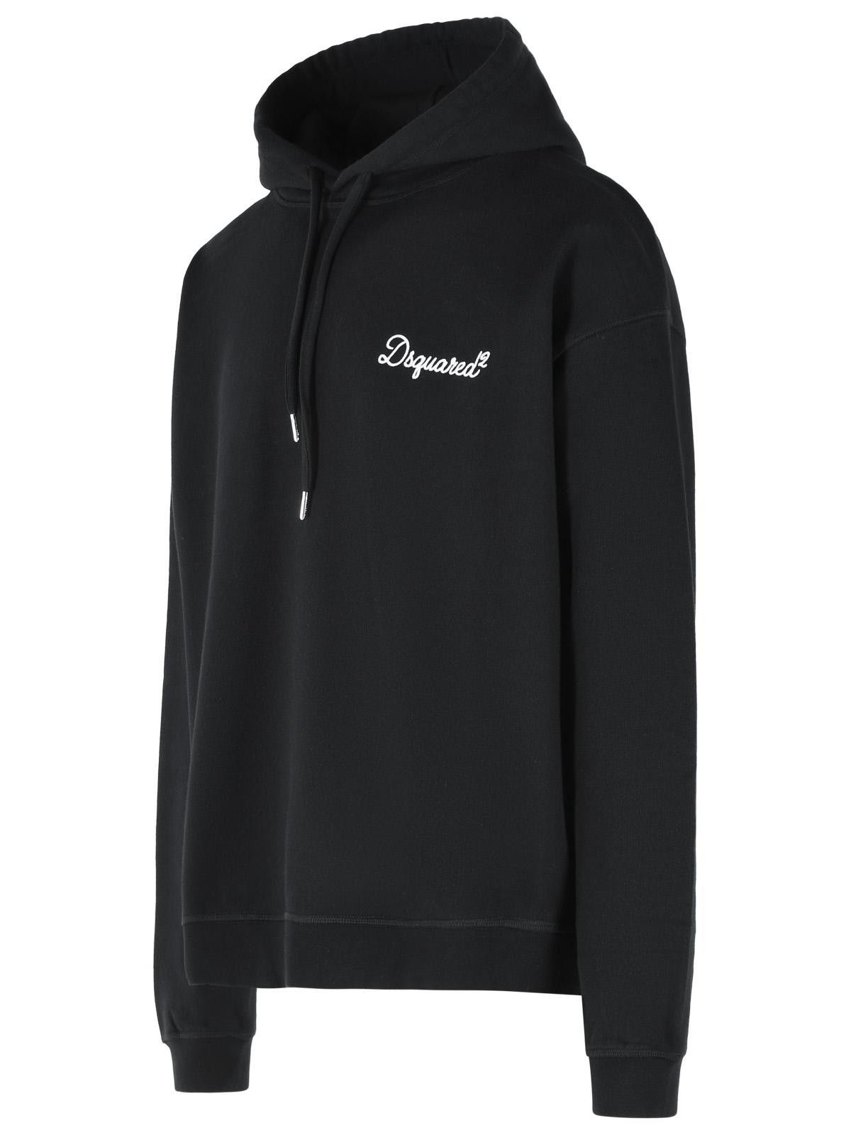 Dsquared2 DSQUARED2 Black Cotton Sweatshirt Size US L / EU 52-54 / 3 - 2 Thumbnail