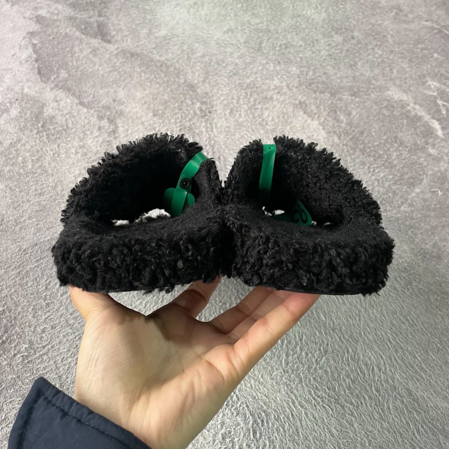 Balenciaga Balenciaga Fur Black Sandals 40 Men Size US 7.5 / EU 40-41 - 3 Thumbnail