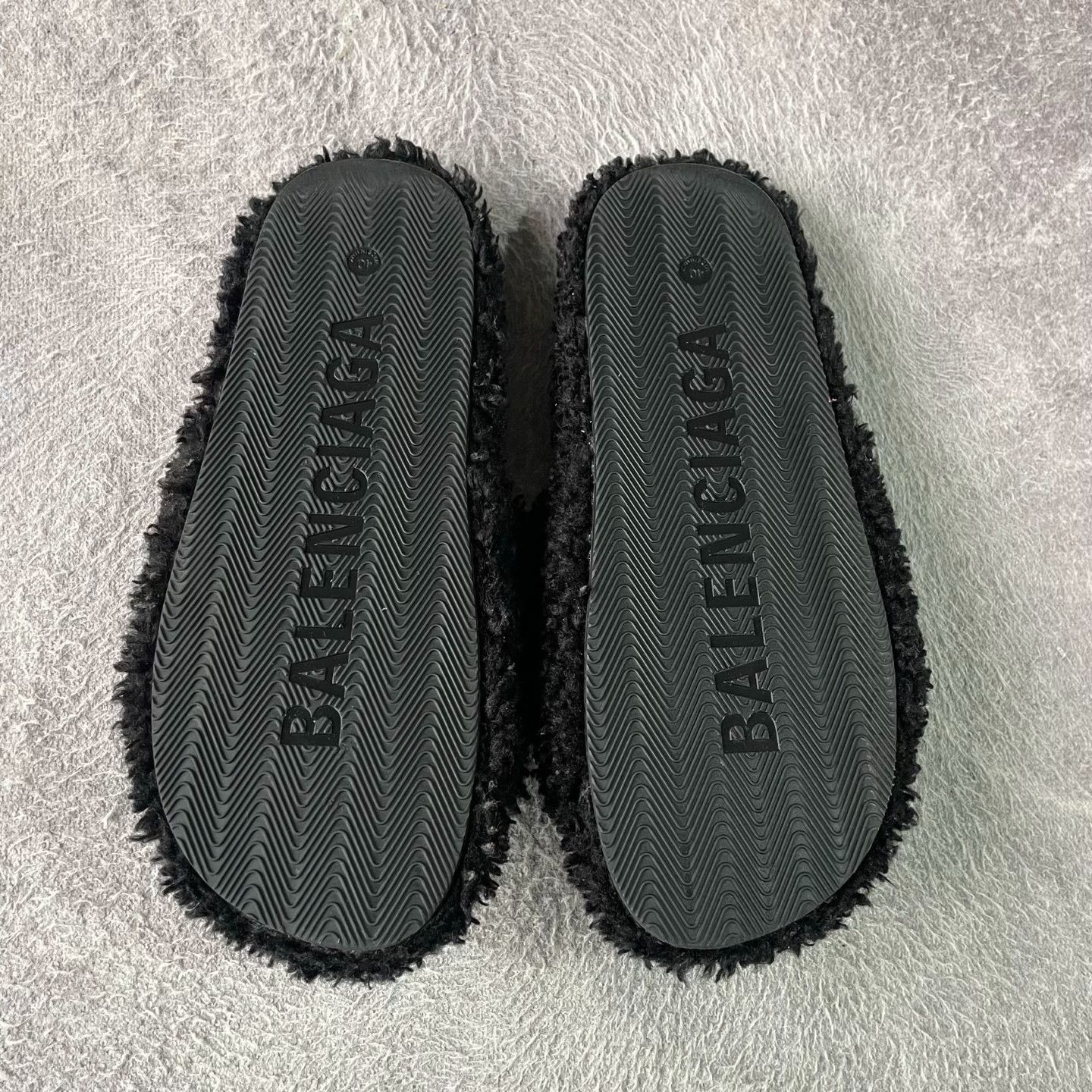 Balenciaga Balenciaga Fur Black Sandals 40 Men Size US 7.5 / EU 40-41 - 4 Thumbnail