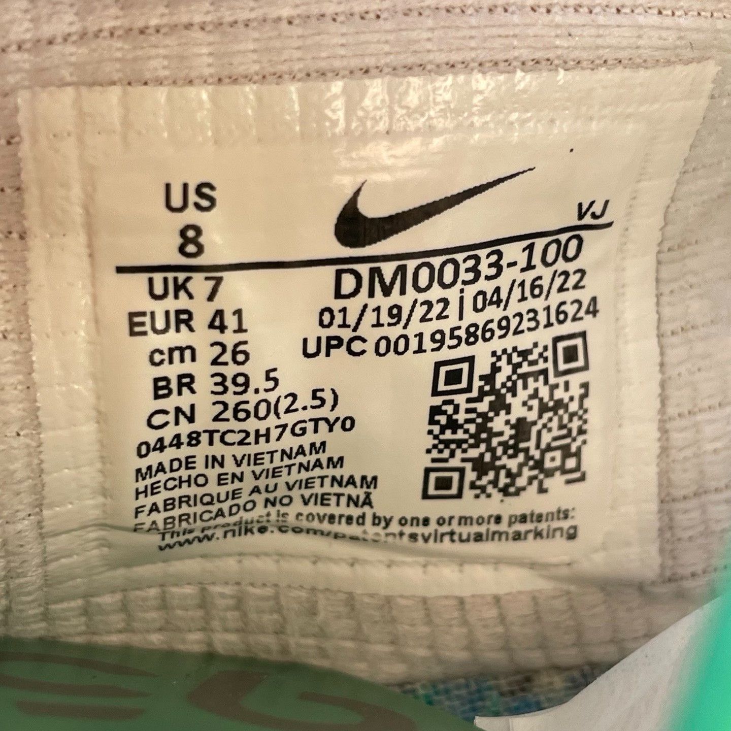 Nike Nike White Lowtop Sneakers 41 Men Size US 8.5 / EU 41-42 - 6 Thumbnail