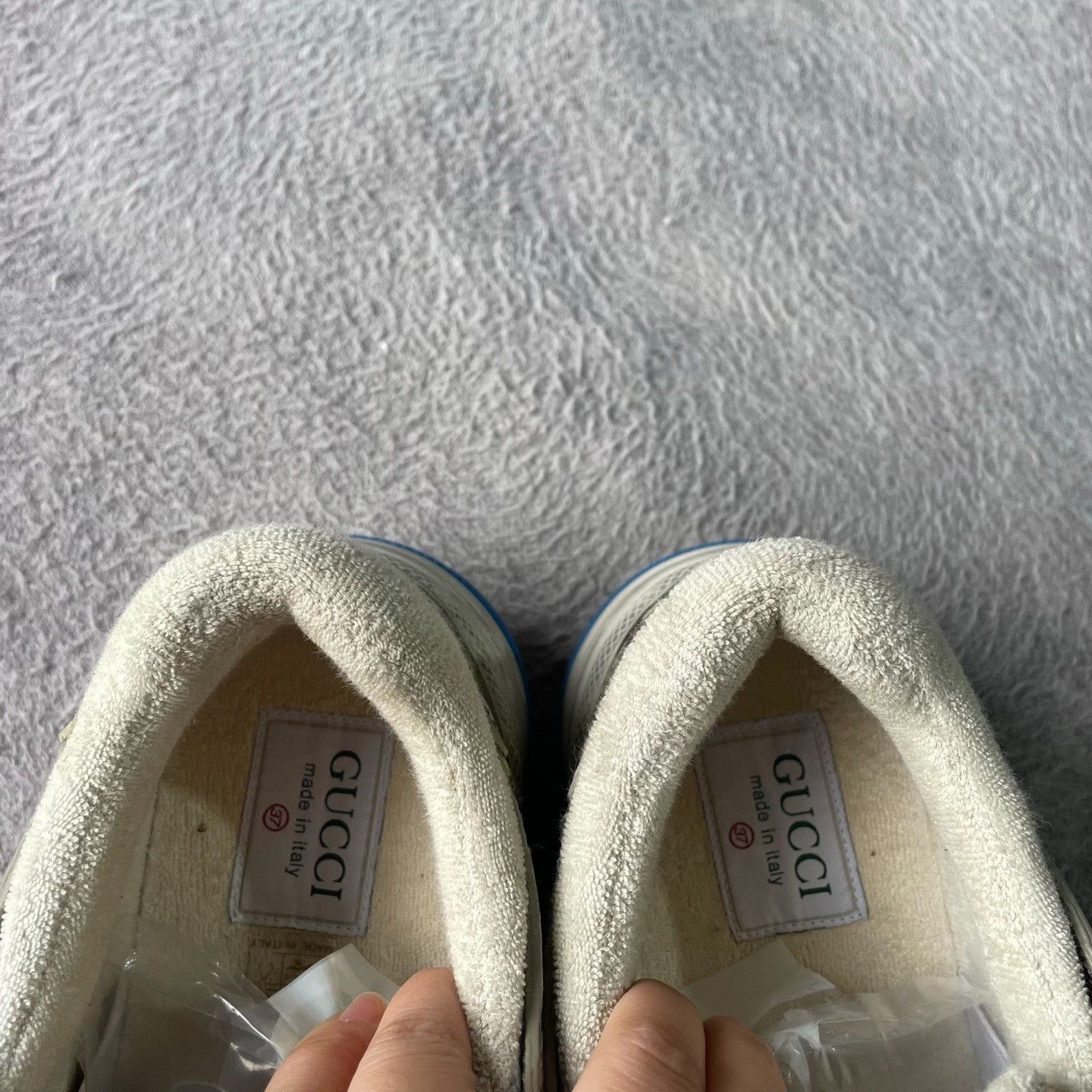 Gucci Gucci Gray Lowtop Sneakers 37 Women Size US 6.5 / IT 36.5 - 8 Thumbnail