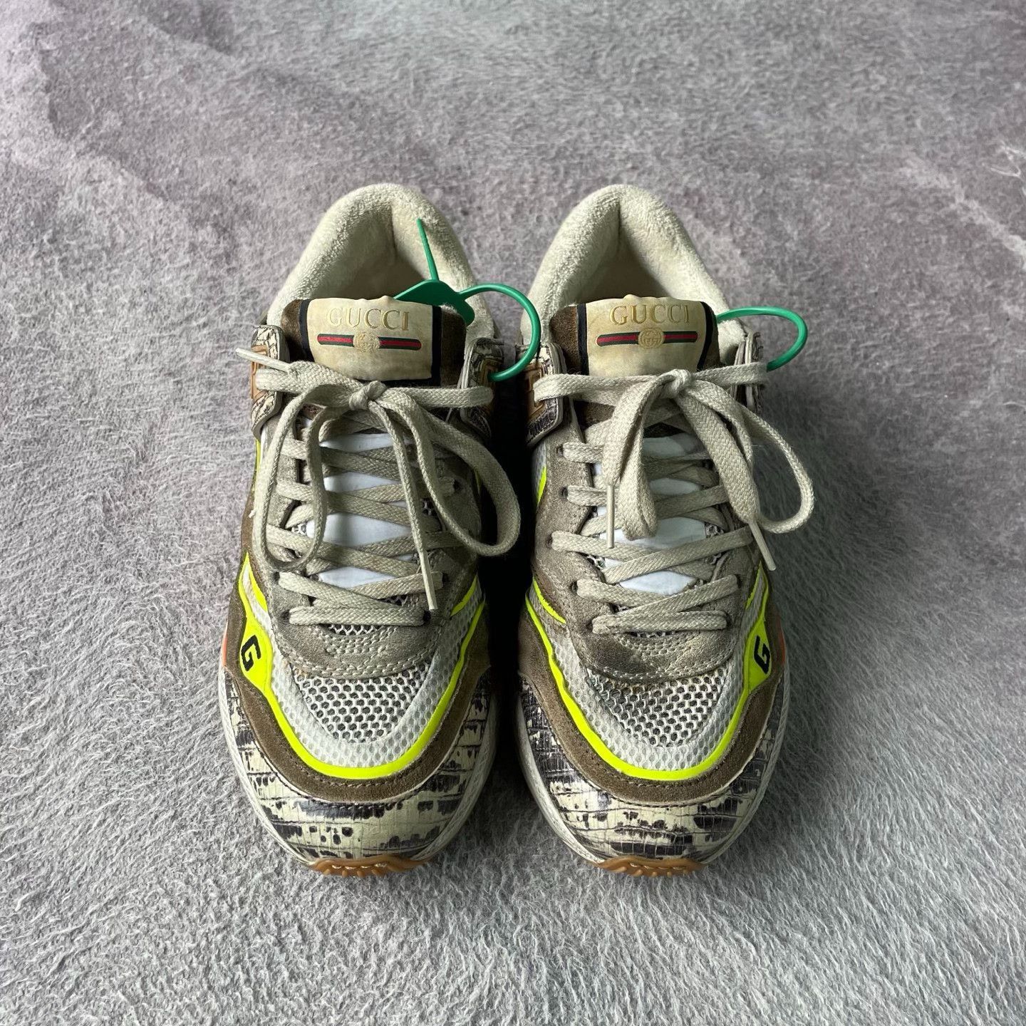 Gucci Gucci Gray Lowtop Sneakers 37 Women Size US 6.5 / IT 36.5 - 2 Thumbnail