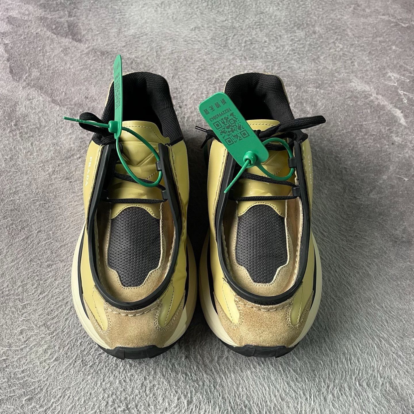 Prada Prada Reflective Yellow Lowtop Sneakers M Men Size US 10 / EU 43 - 2 Thumbnail