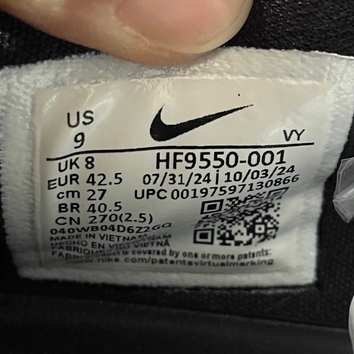 Nike Nike Purple Lowtop Sneakers 42 Men Size US 9 / EU 42 - 7 Thumbnail
