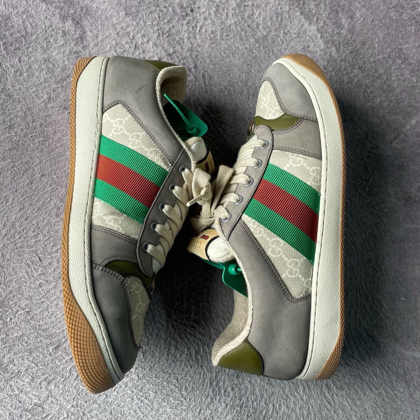 Gucci Gucci Gray Lowtop Sneakers 43 Men Size US 10 / EU 43 - 8 Thumbnail