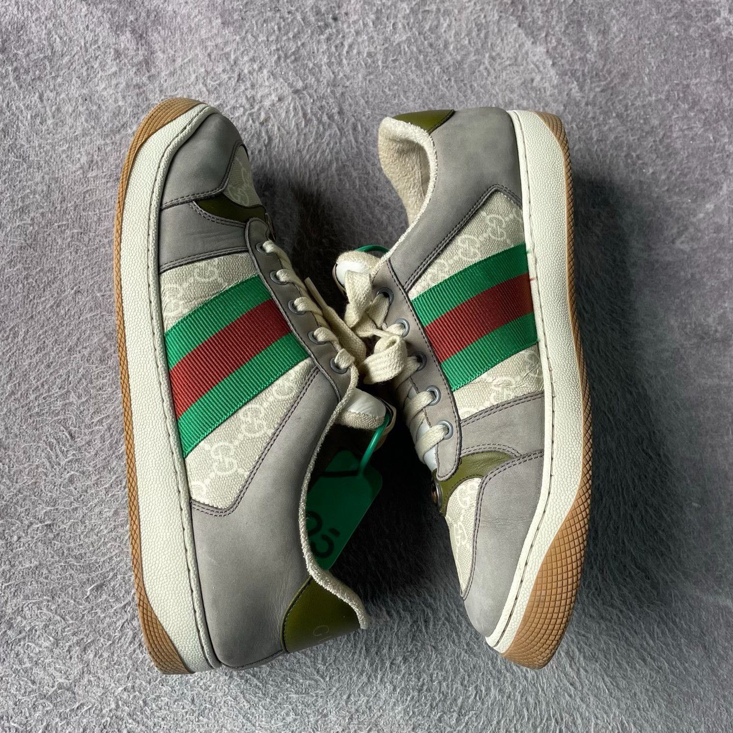 Gucci Gucci Gray Lowtop Sneakers 43 Men Size US 10 / EU 43 - 7 Thumbnail