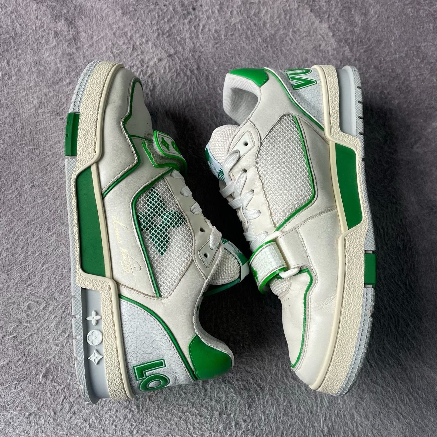Louis Vuitton Louis Vuitton Training Green Lowtop Sneakers 40 Men Size US 7.5 / EU 40-41 - 6 Thumbnail