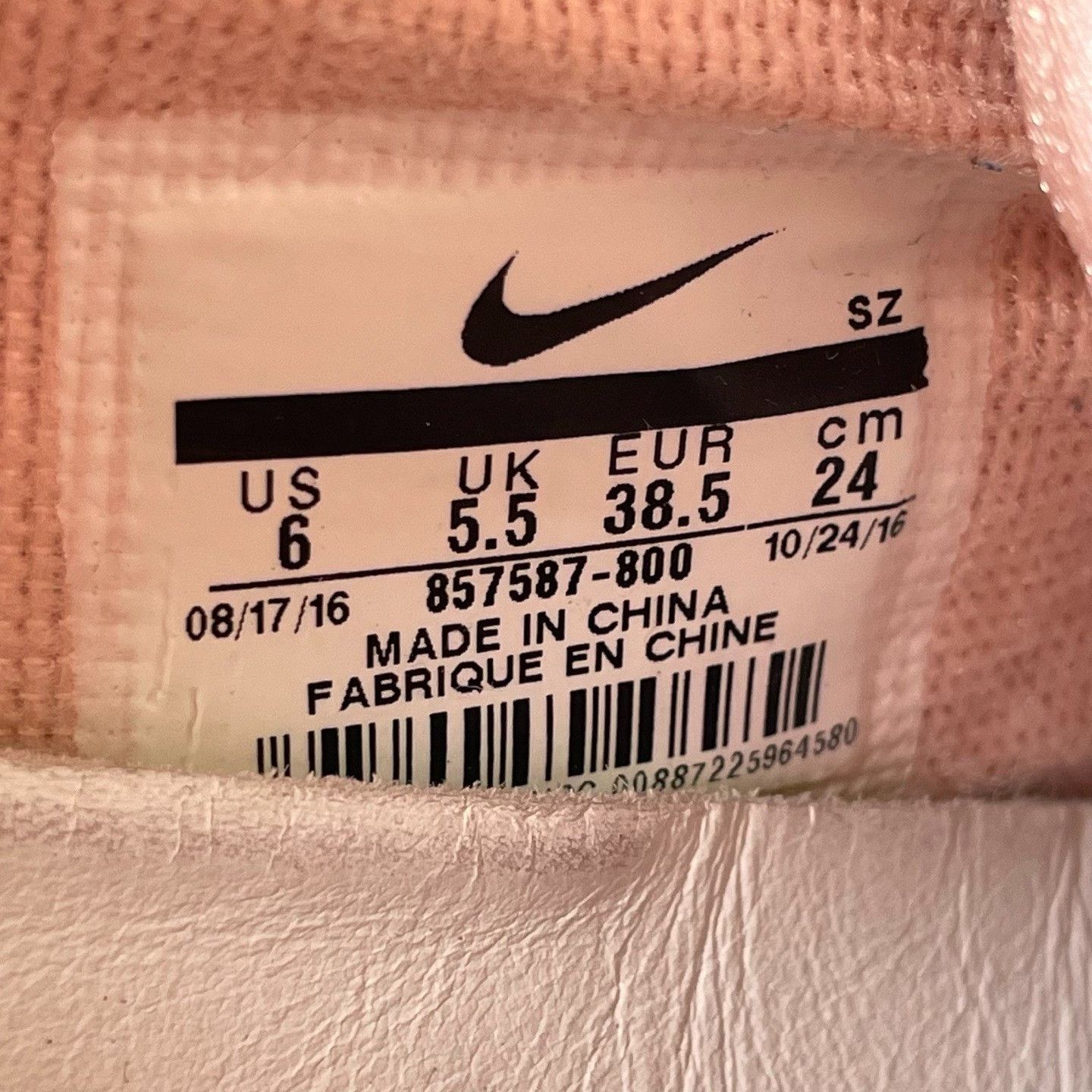 Nike Nike DUNK Pink Lowtop Sneakers 38 Men Size US 6 / EU 39 - 6 Thumbnail