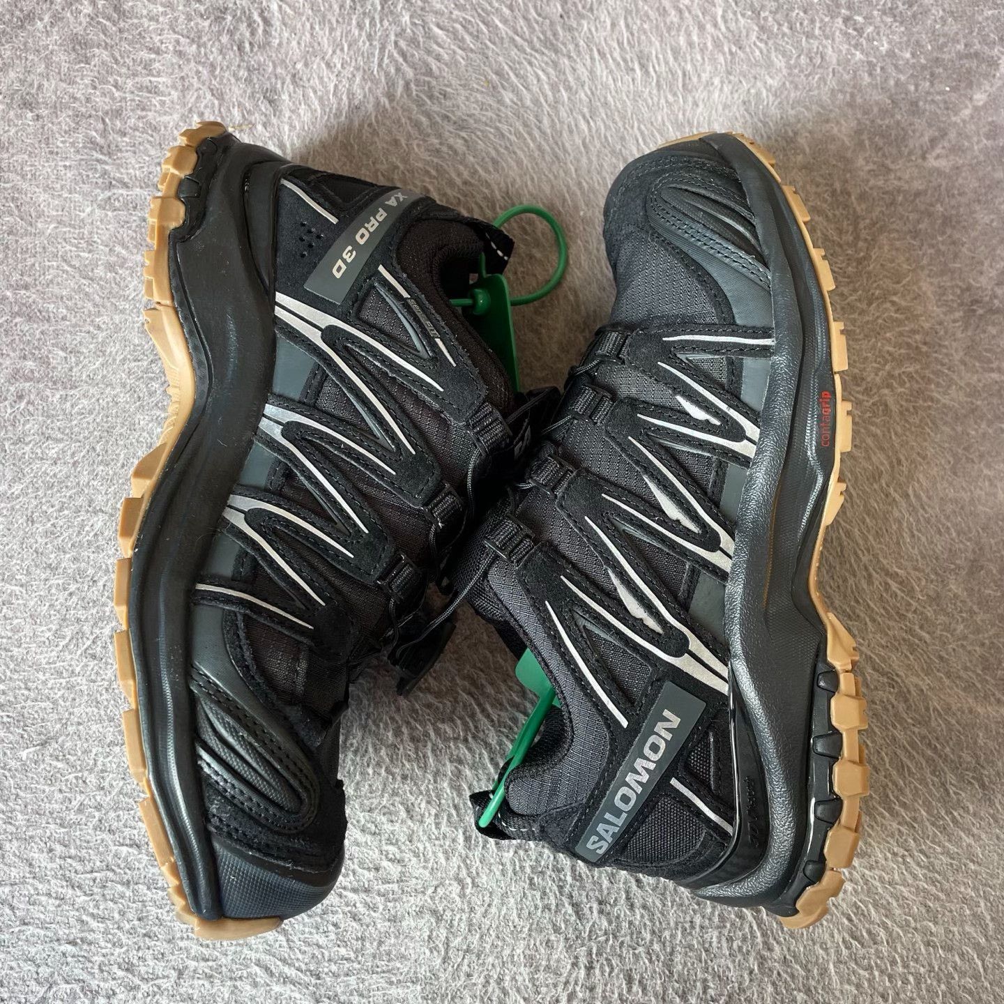 Salomon Salomon Suede Black Lowtop Sneakers 36 Men Size US 5 / EU 37 - 8 Thumbnail