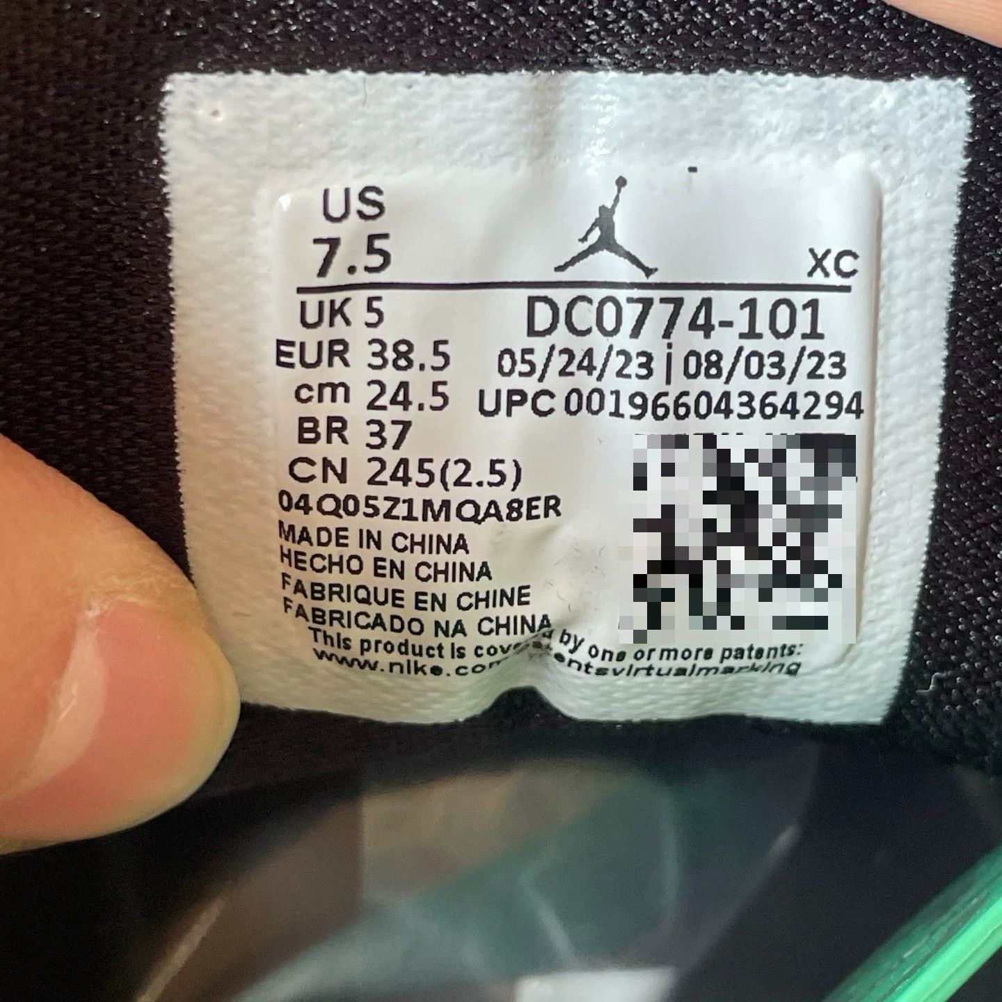 Nike Nike Black Lowtop Sneakers 38 Men Size US 6 / EU 39 - 6 Thumbnail